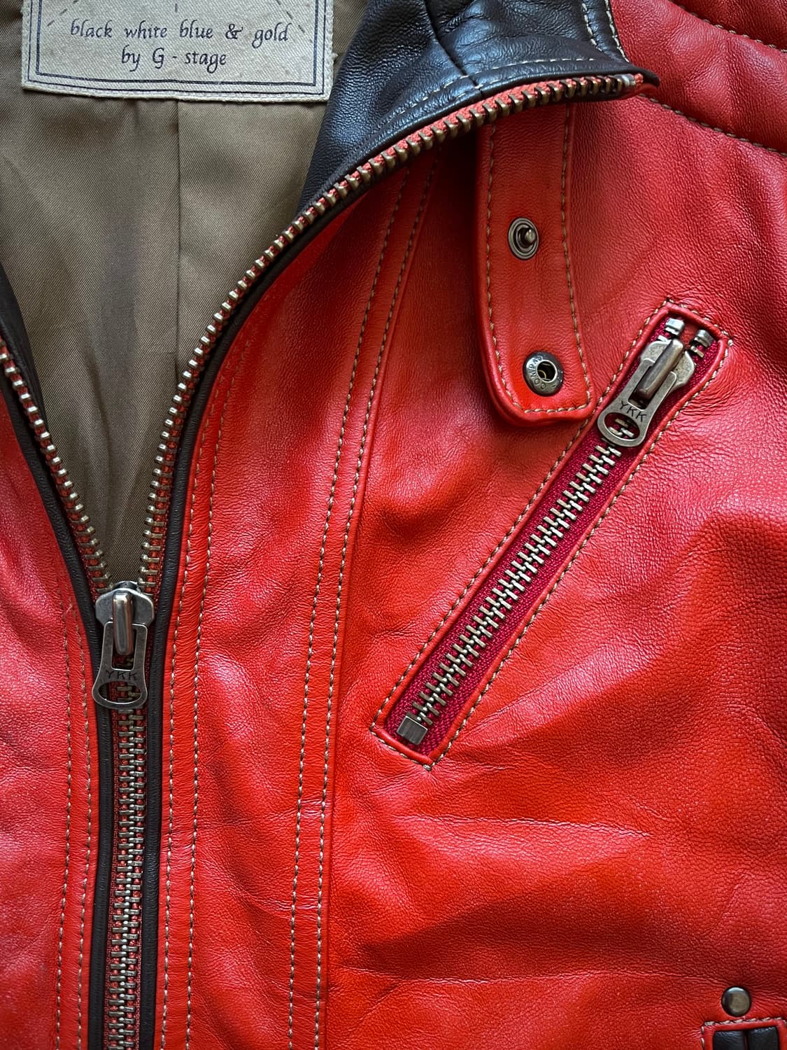 G-Stage Japan Lambskin Leather Jacket 상품이미지5