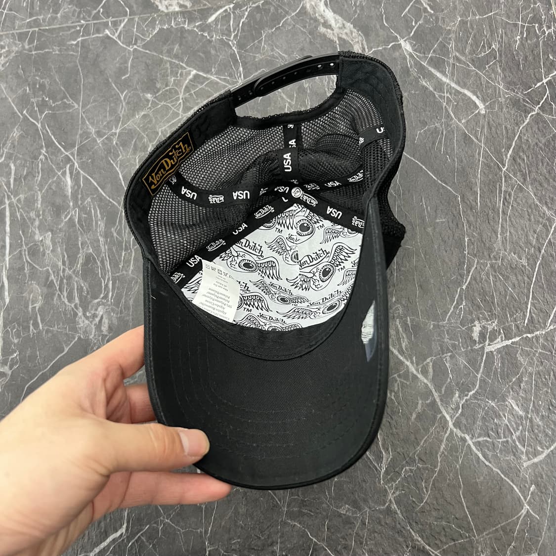 본더치 로고 매쉬 볼캡 블랙  상품이미지5