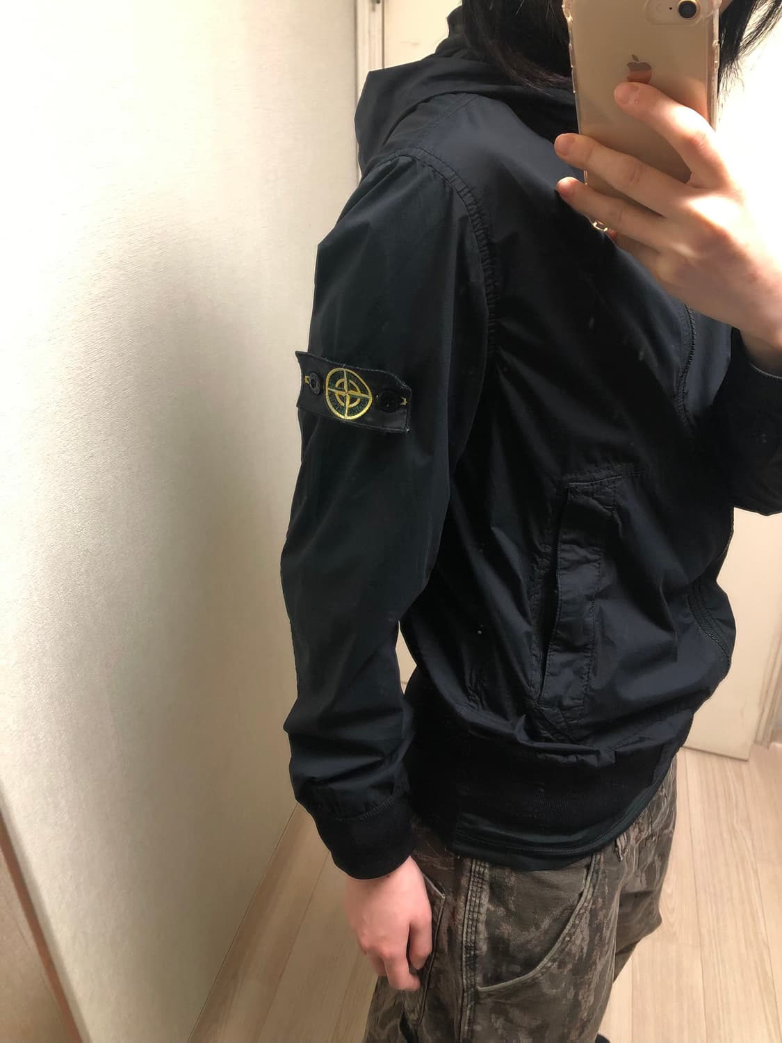 12A 스톤 아일랜드 41136 후드 자켓 블랙 - 24SS 상품이미지1