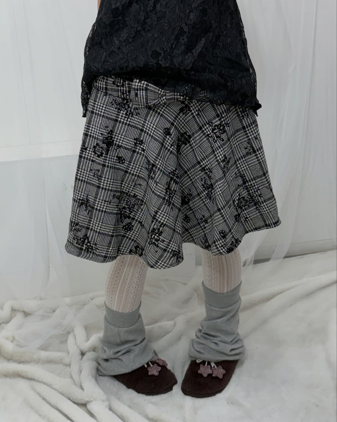 ˚꩜｡엑팜 레이스 블랙 니혼진 ˚꩜｡ 상품이미지4