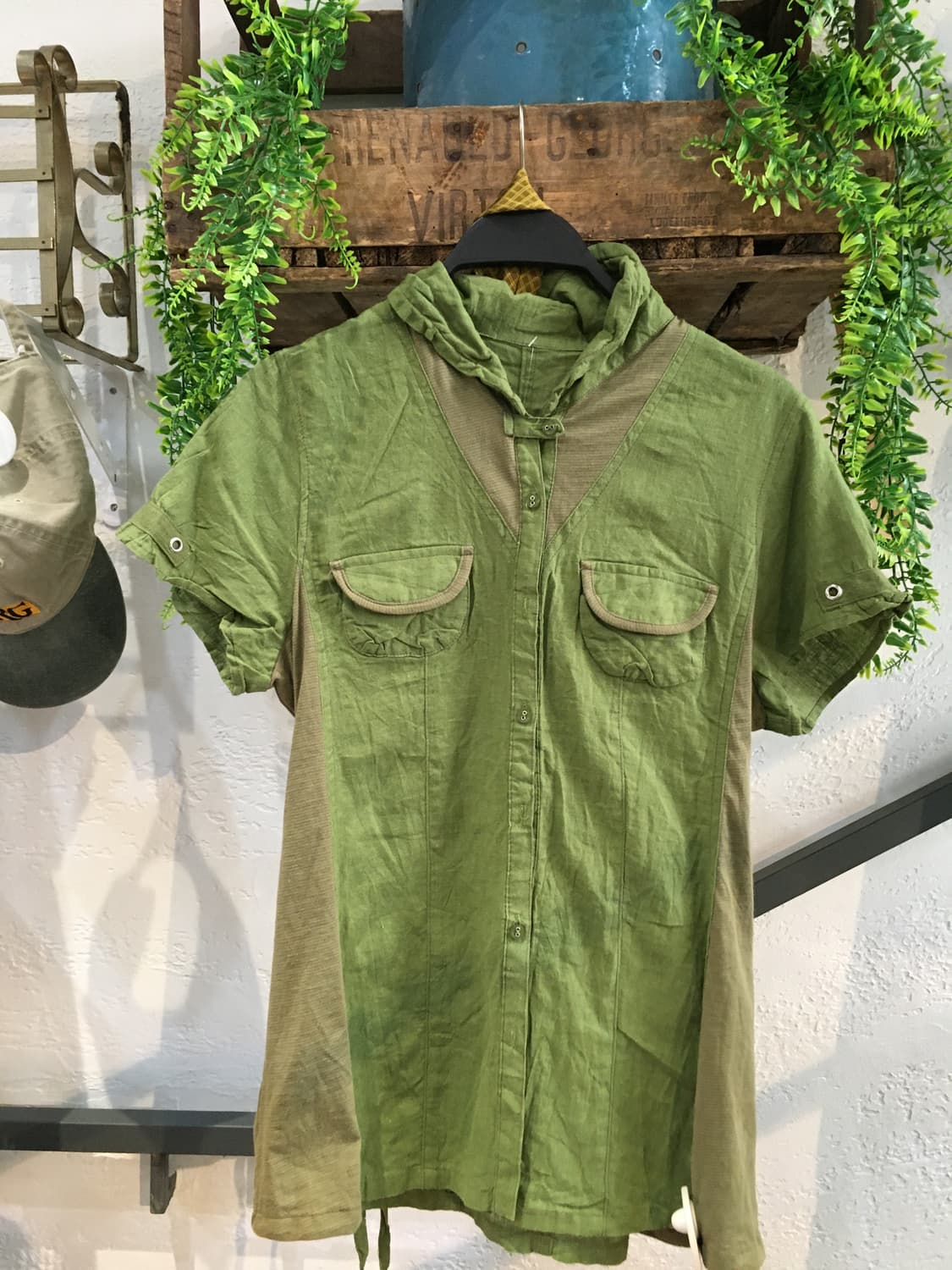 빈티지 그린 너드 코디세트 상품이미지4