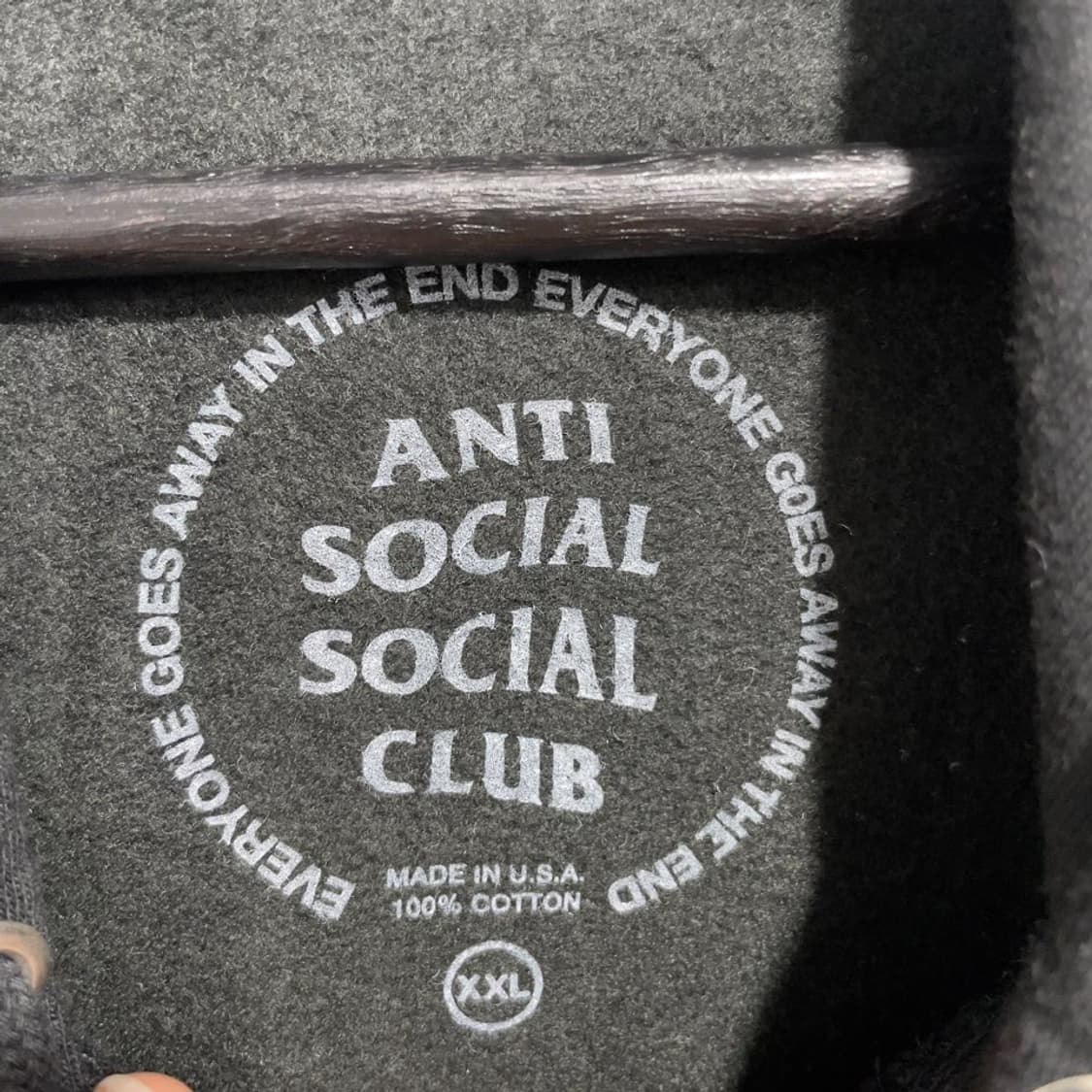 안티소셜클럽 프린팅 후드티 상품이미지8