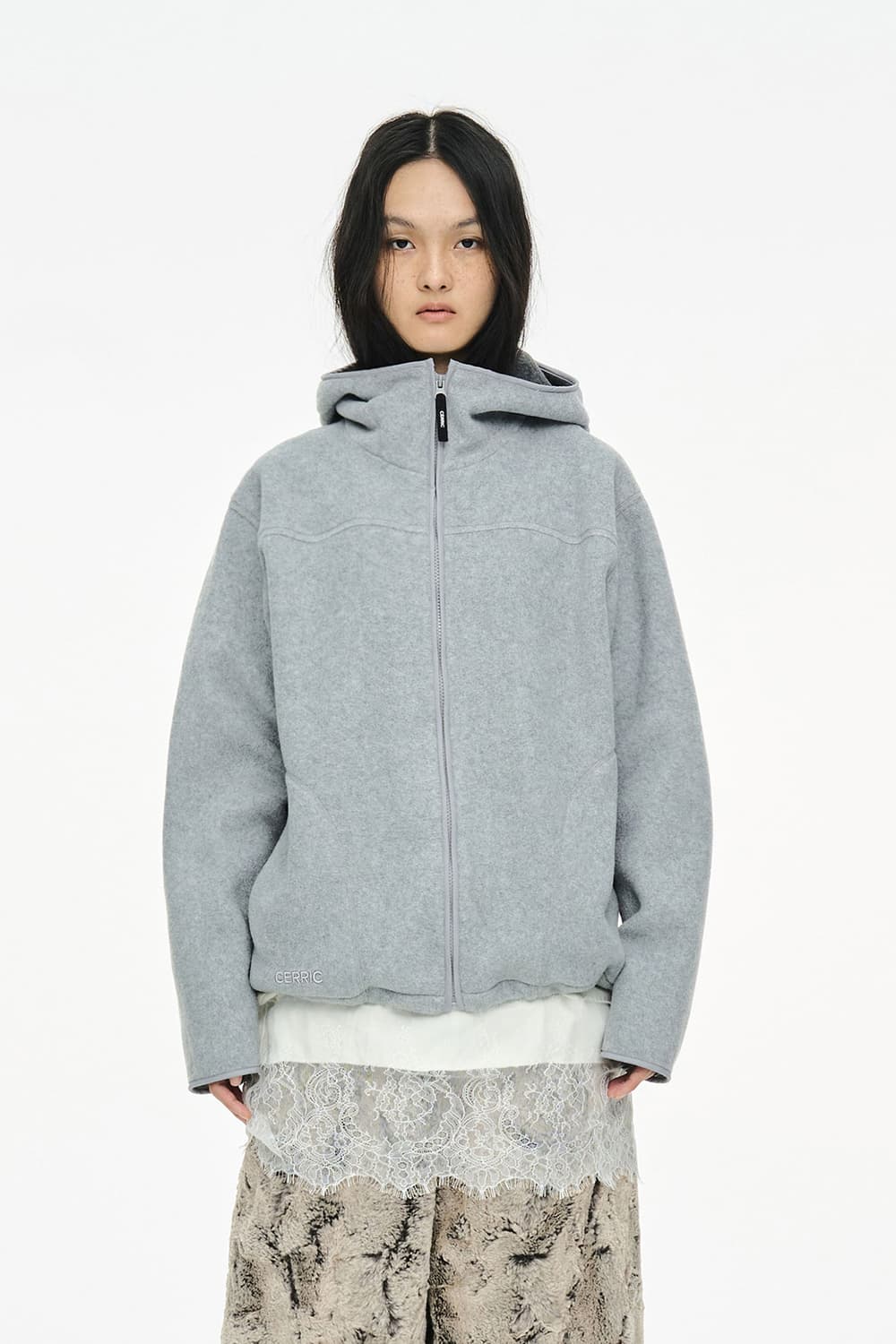 Cerric 세릭 FLEECE HOODED ZIP UP 후드집업 상품이미지1