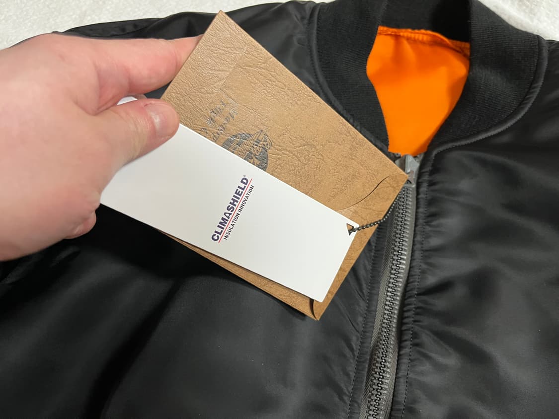 (새상품)버즈릭슨 x 바이닐아카이브 x 빔즈재팬 콜라보 MA-1 자켓 상품이미지4