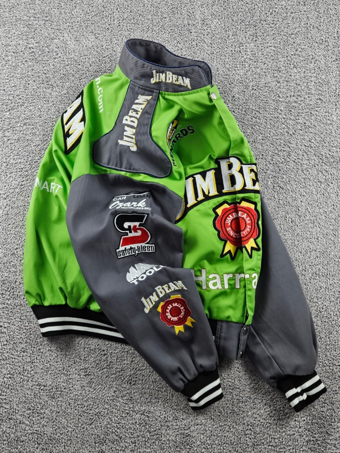 JH 리메이크 나스카 짐빔 레이싱 자켓 ( L ) / 11223 상품이미지4