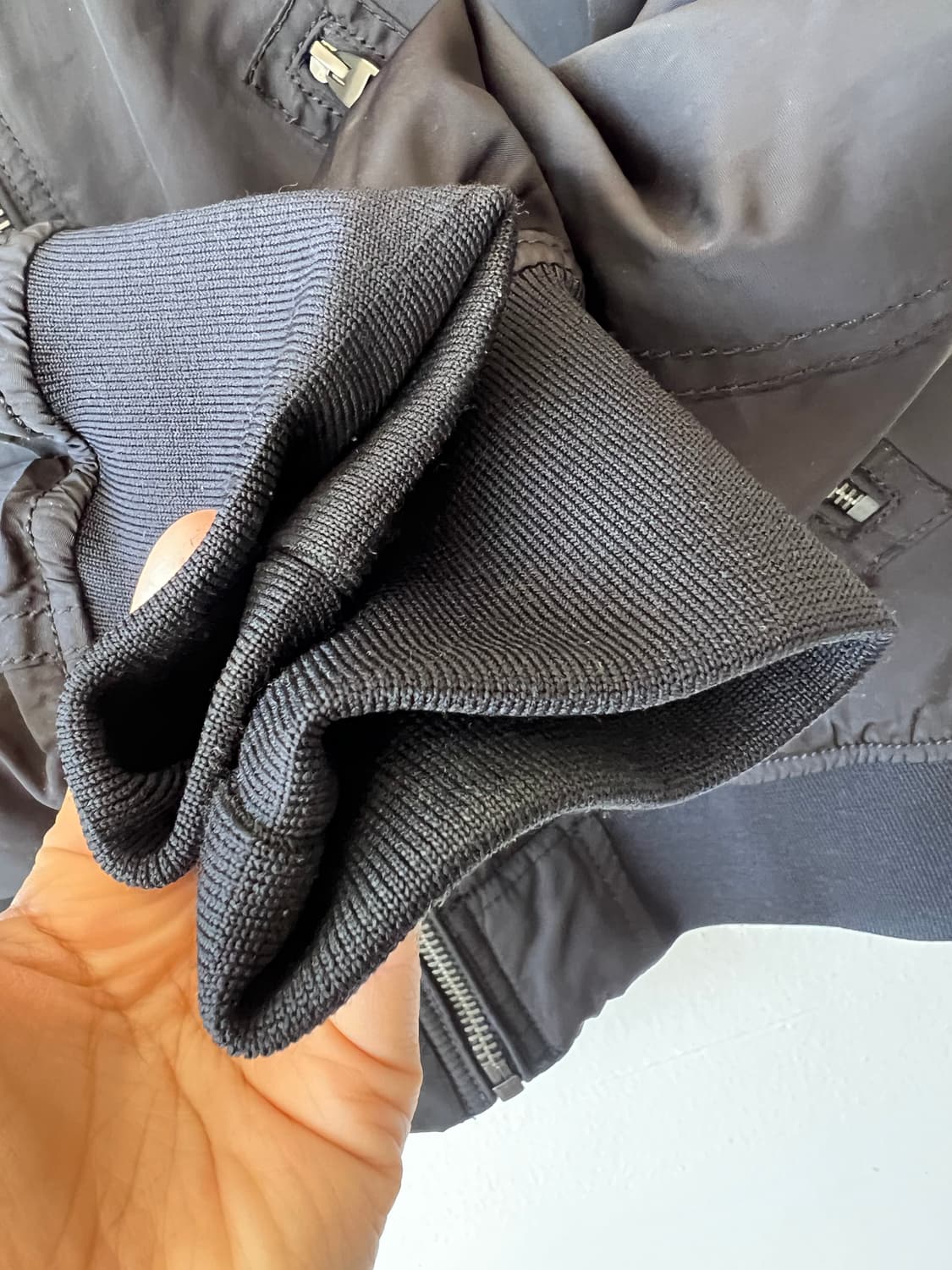 자라 남성 블랙 블루종점퍼 간절기패딩점퍼 상품이미지4