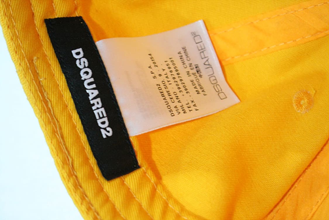 Dsquared2 ballcap yellow 야구모자 캡 새제품 상품이미지7