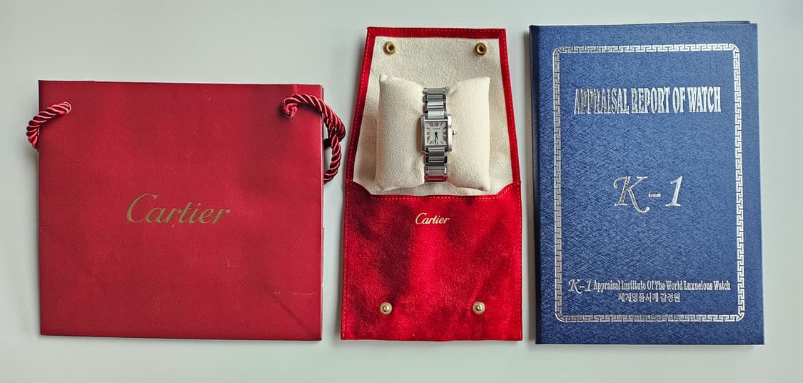 까르띠에 탱크 프랑세즈 스틸 스몰 상품이미지6