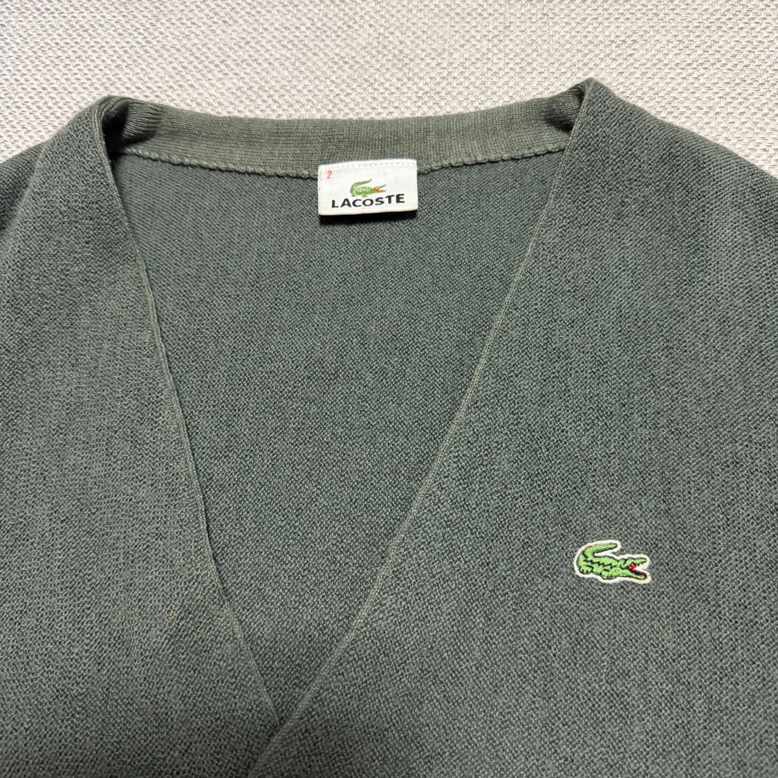라코스테 브이넥 가디건 상품이미지2