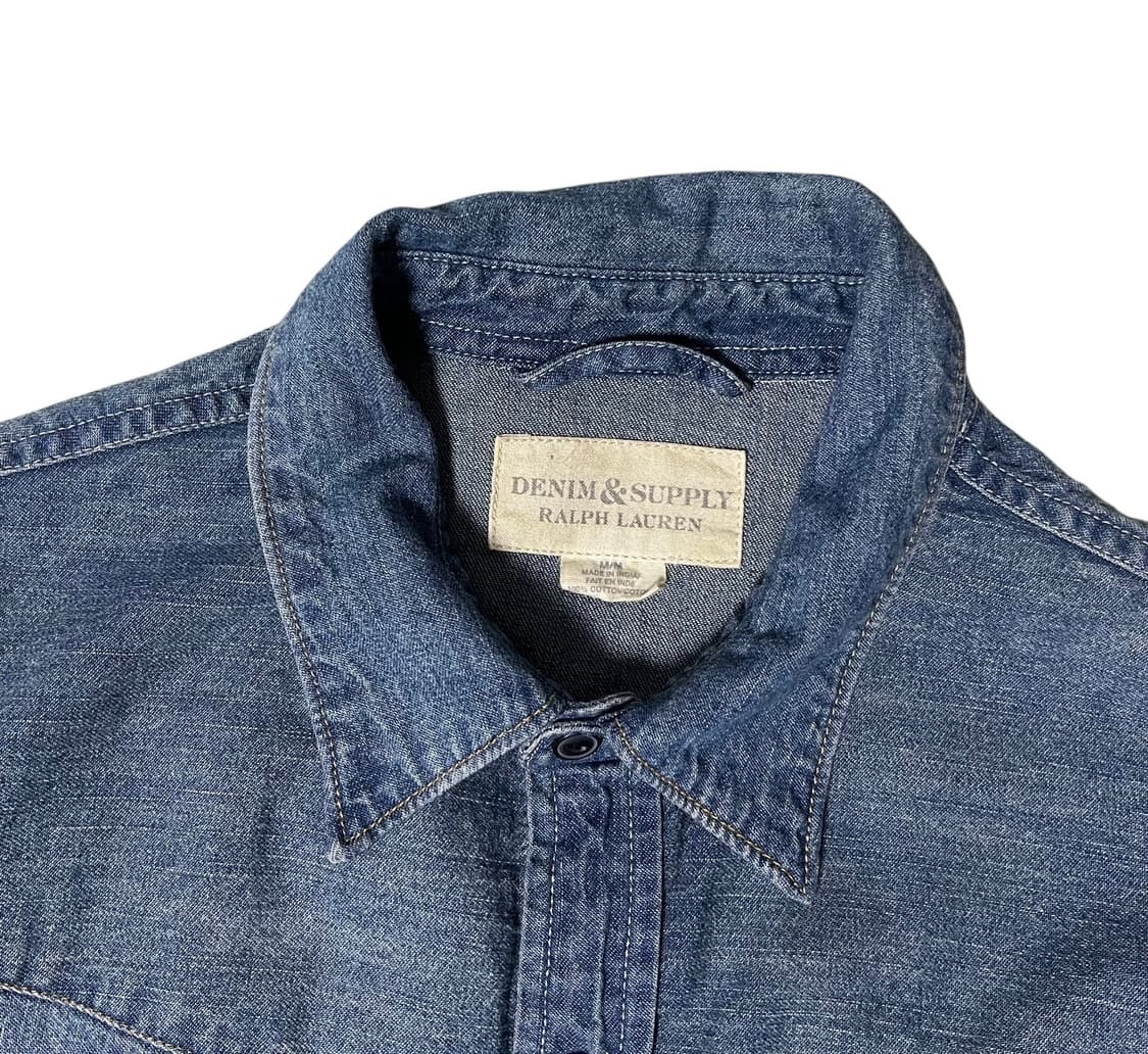 폴로 랄프로렌 데님 웨스턴 셔츠 M 상품이미지2