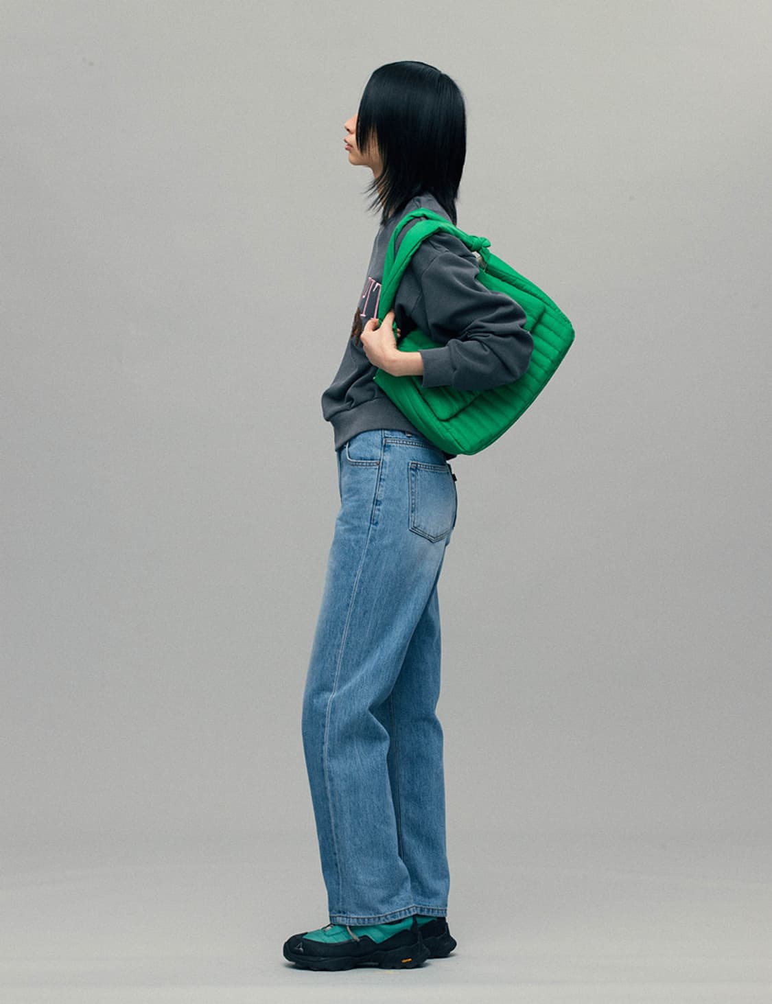 시엔느 패딩백 크로스백 그린 상품이미지2