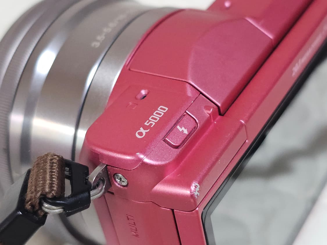 소니 a5000 미러리스 카메라 핑크 상품이미지10