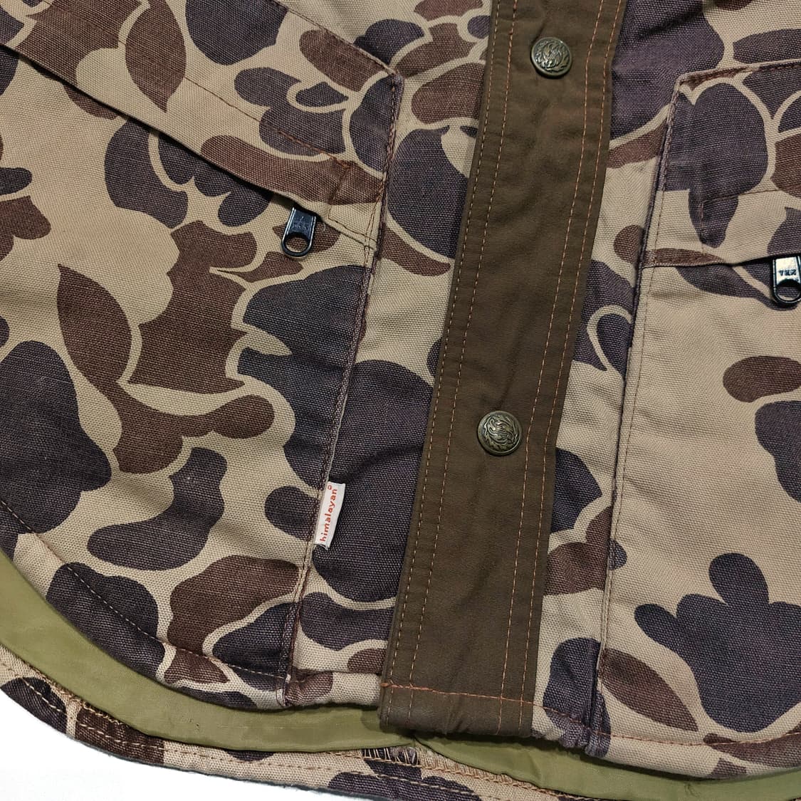 70~80s 히말라얀 웨스턴 덕카모 경량 패딩 자켓 100 상품이미지7