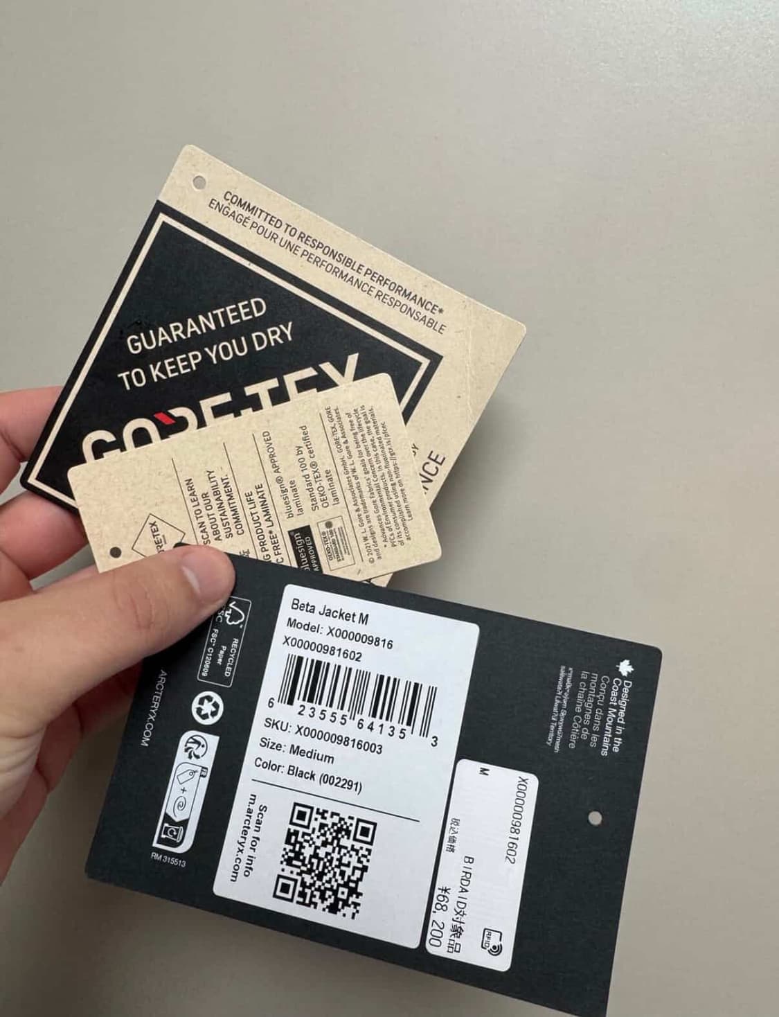 아크테릭스 베타 자켓 블랙 상품이미지5