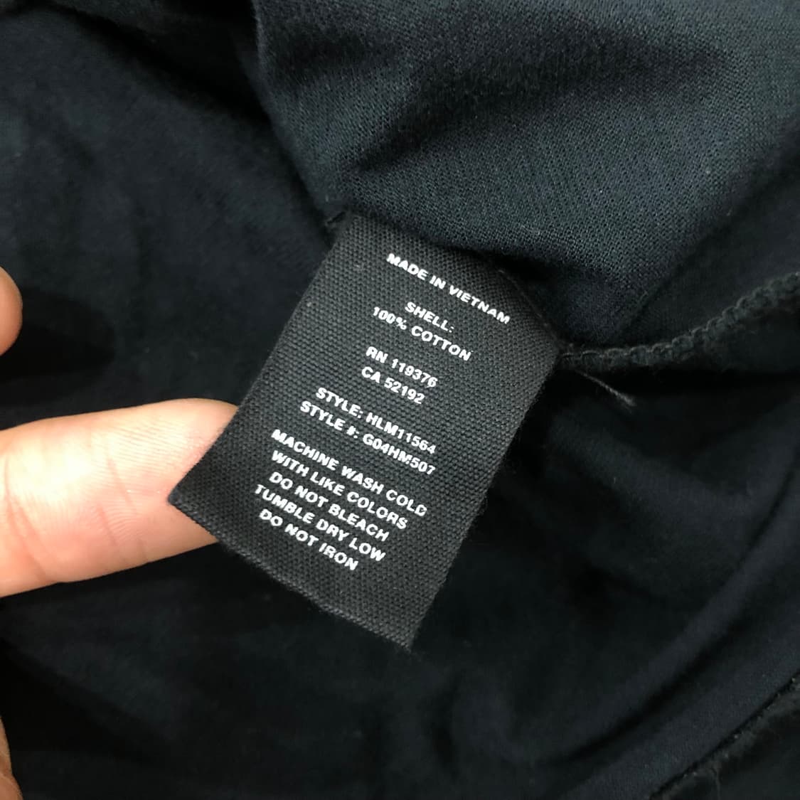 헬무트랭 블랙 스티치 반팔 티셔츠 상품이미지6