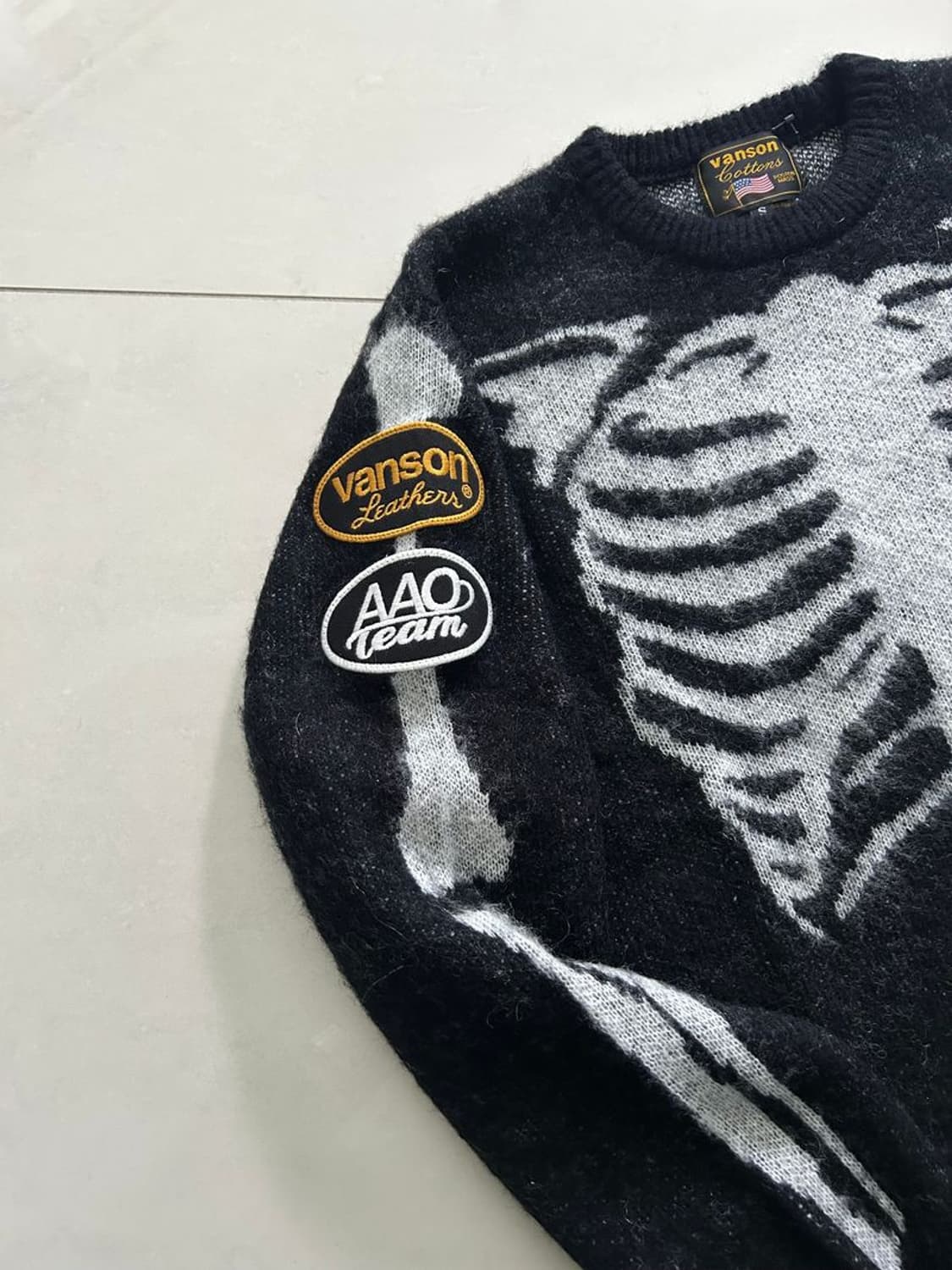 REAL BONE MOHAIR KN 리얼 본 모헤어 니트 AAV-2501 상품이미지5