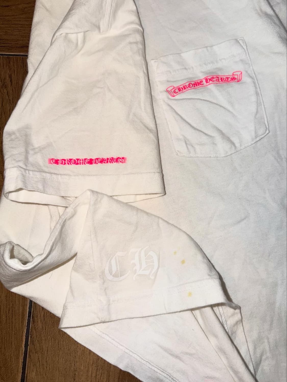 Chrome Hearts Pink Logo T-shirts 상품이미지8