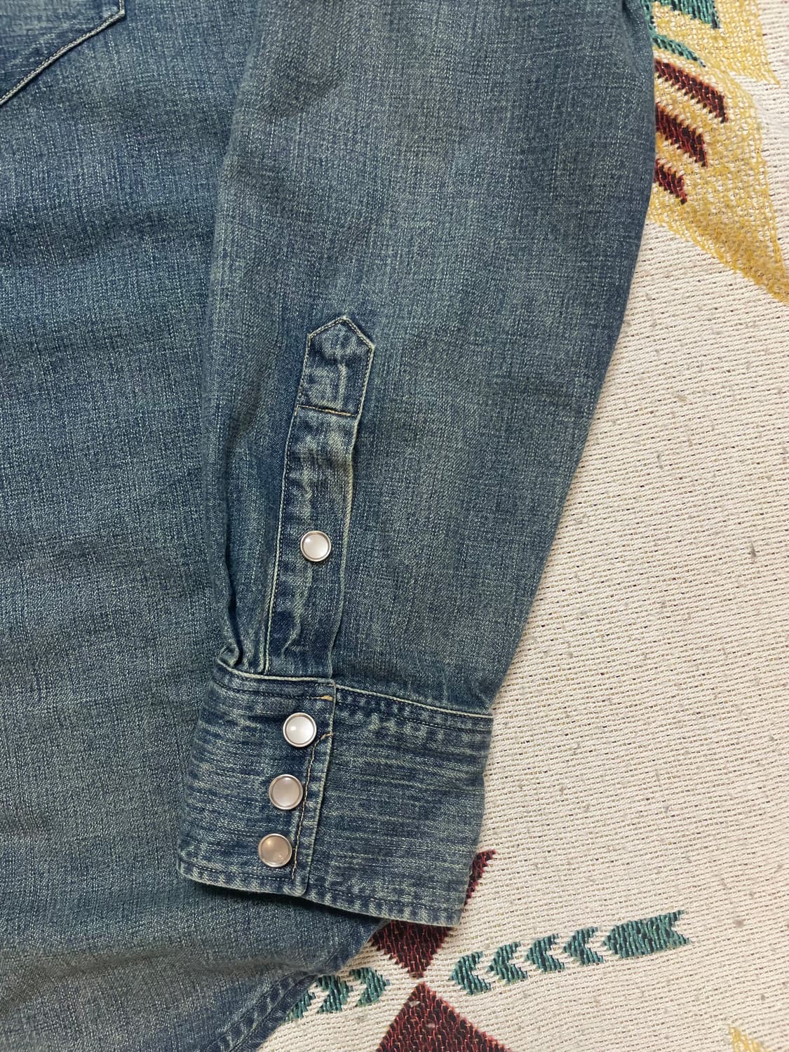 RRL 데님 웨스턴 셔츠(M) 상품이미지3