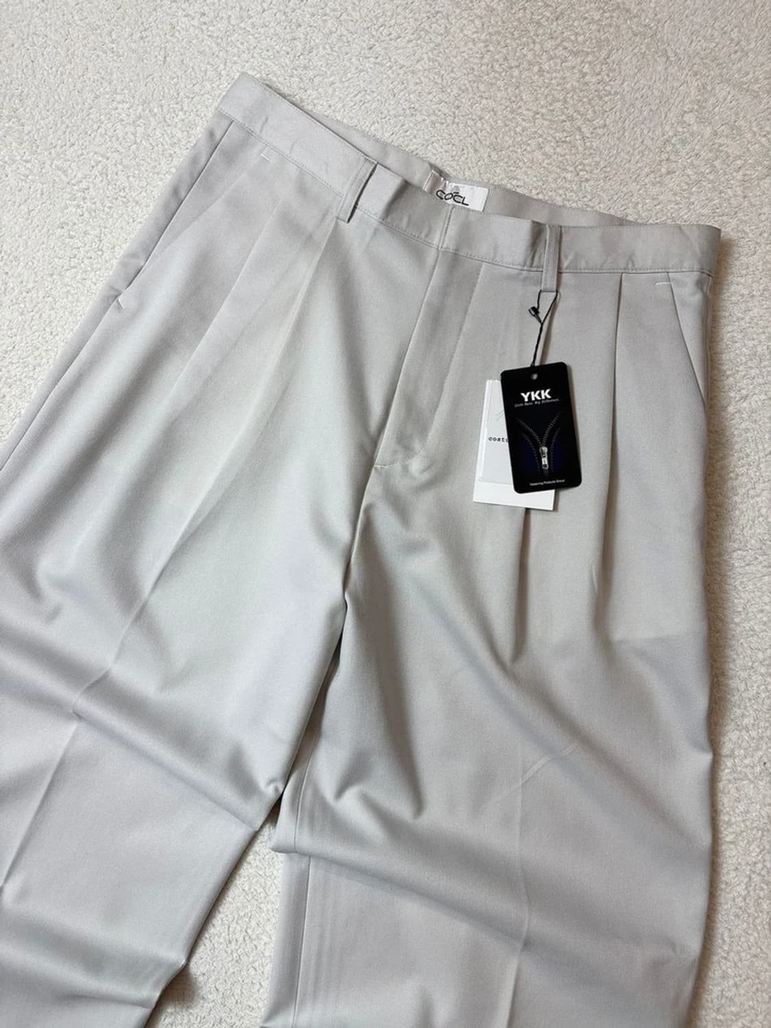 커스텀 어클락 COCL 23ss 투턱 세미와이드 팬츠 PN6757 상품이미지2