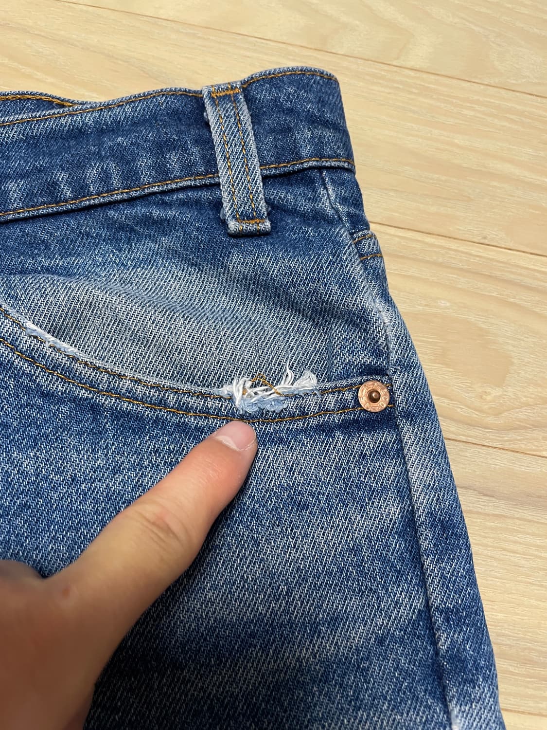 빈티지 리바이스 517  오렌지 탭 팝니다 상품이미지4