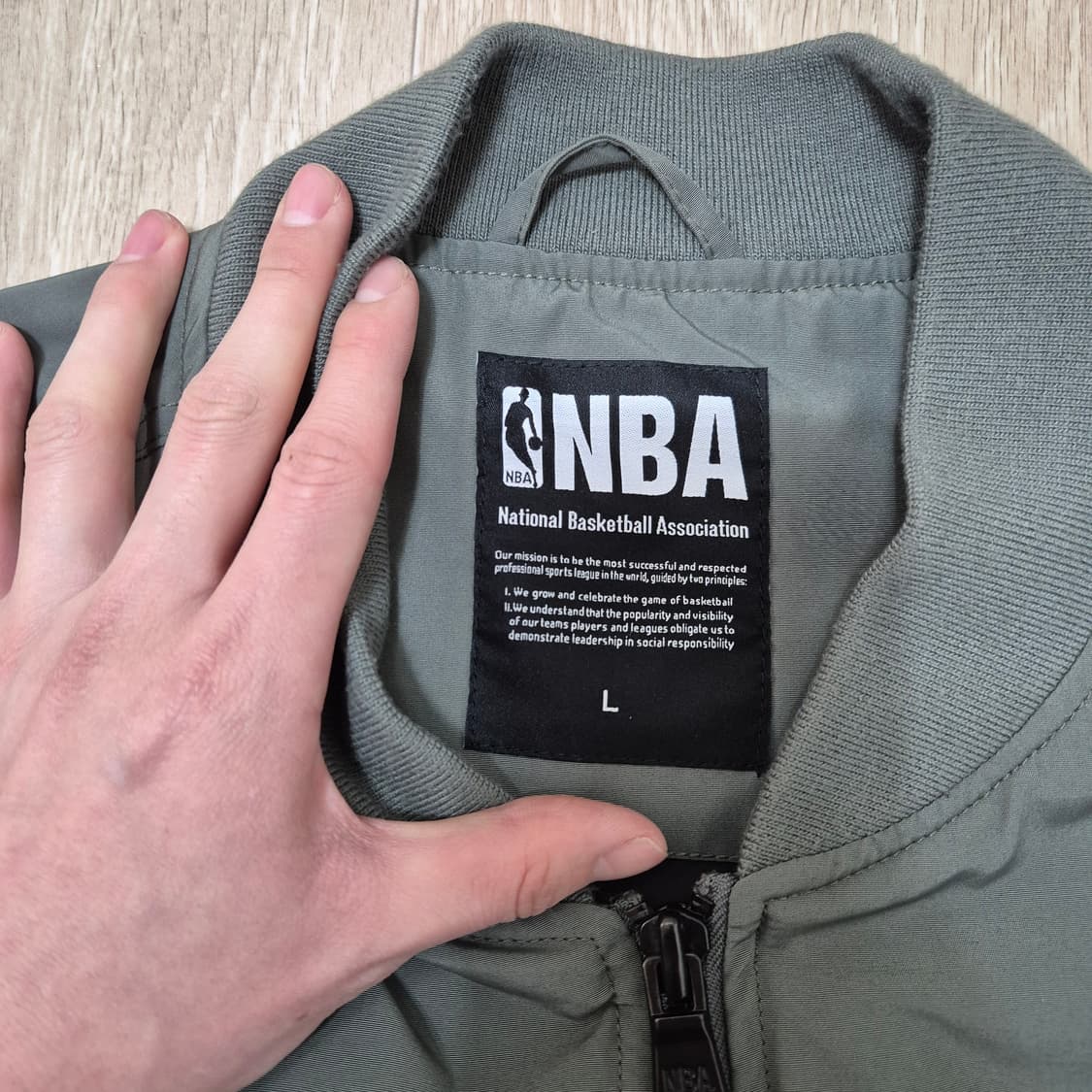 NBA 남성 클리브랜드 로고 와펜 MA-1 롱 야상 점퍼 L(100) 상품이미지7