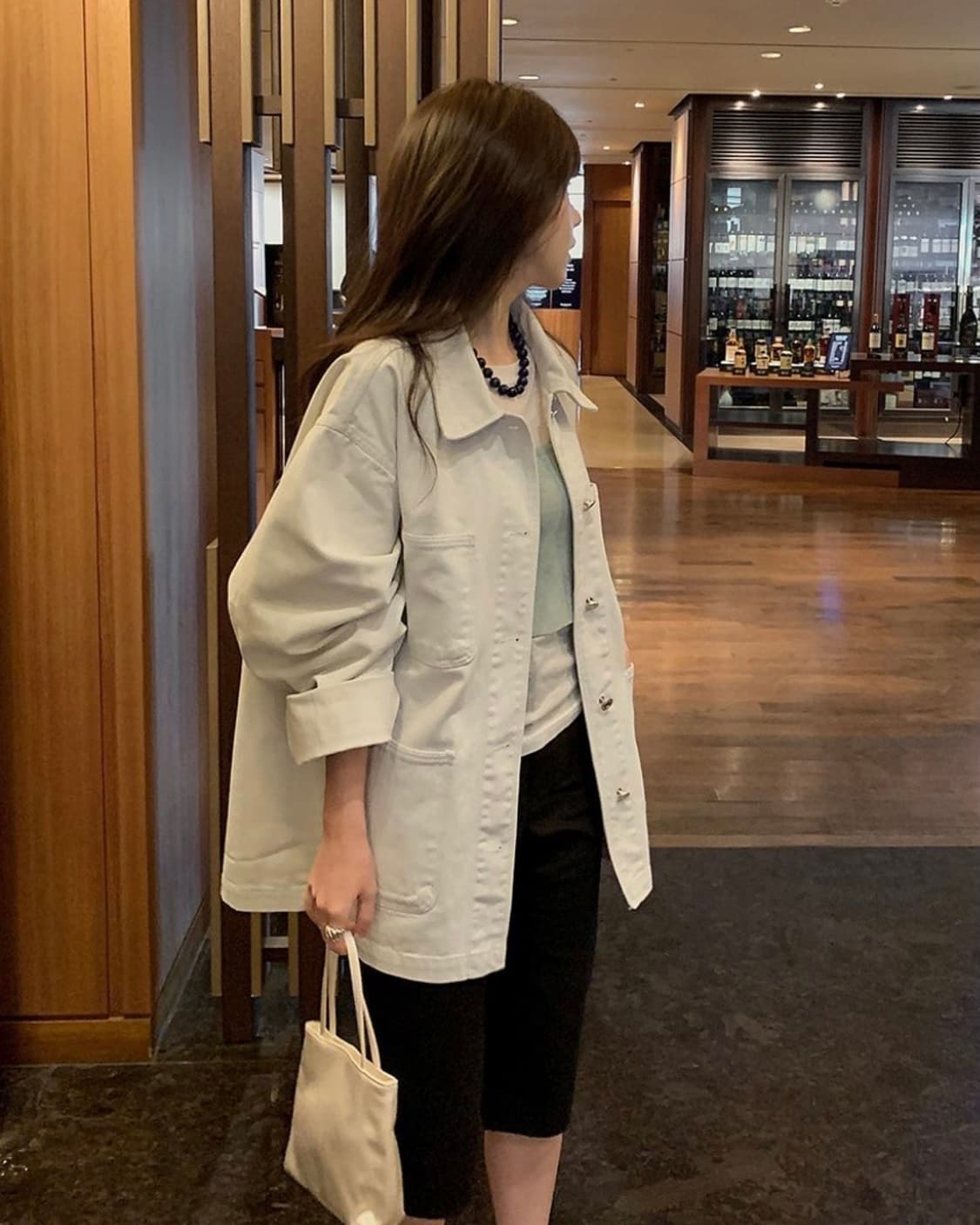 미엘 워크자켓 아이보리 상품이미지1