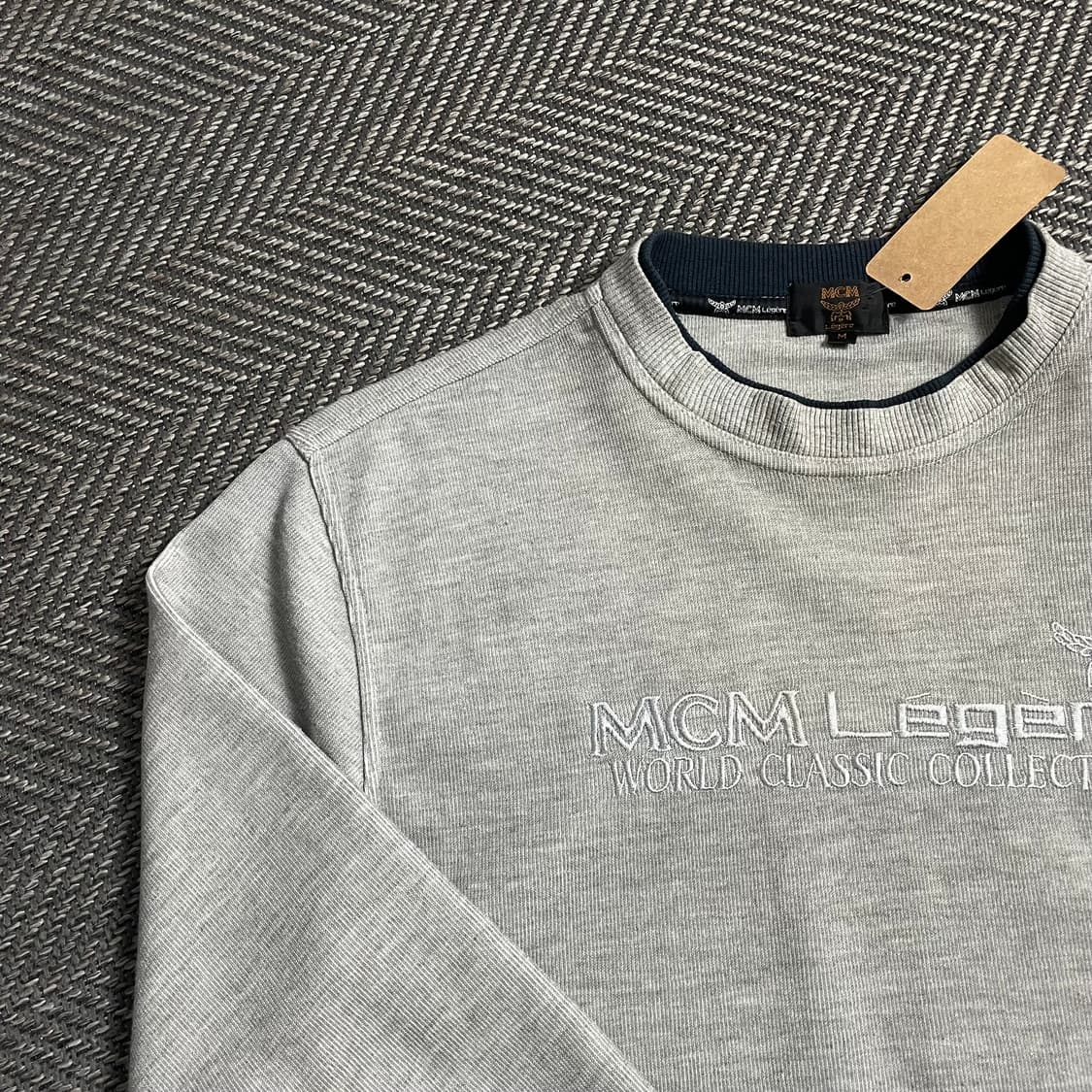 90s MCM 빅로고 아카이브 맨투맨o 4992 상품이미지4