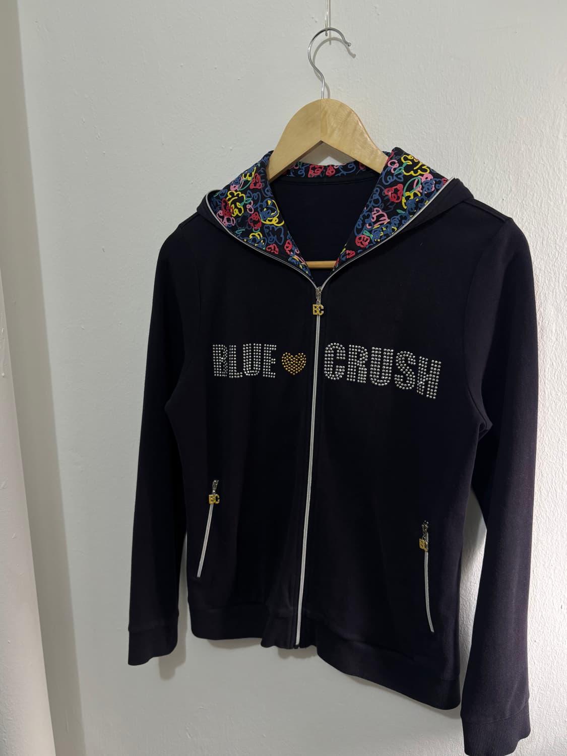 Vintage Cubic Skull Hood Zip-Up 상품이미지4