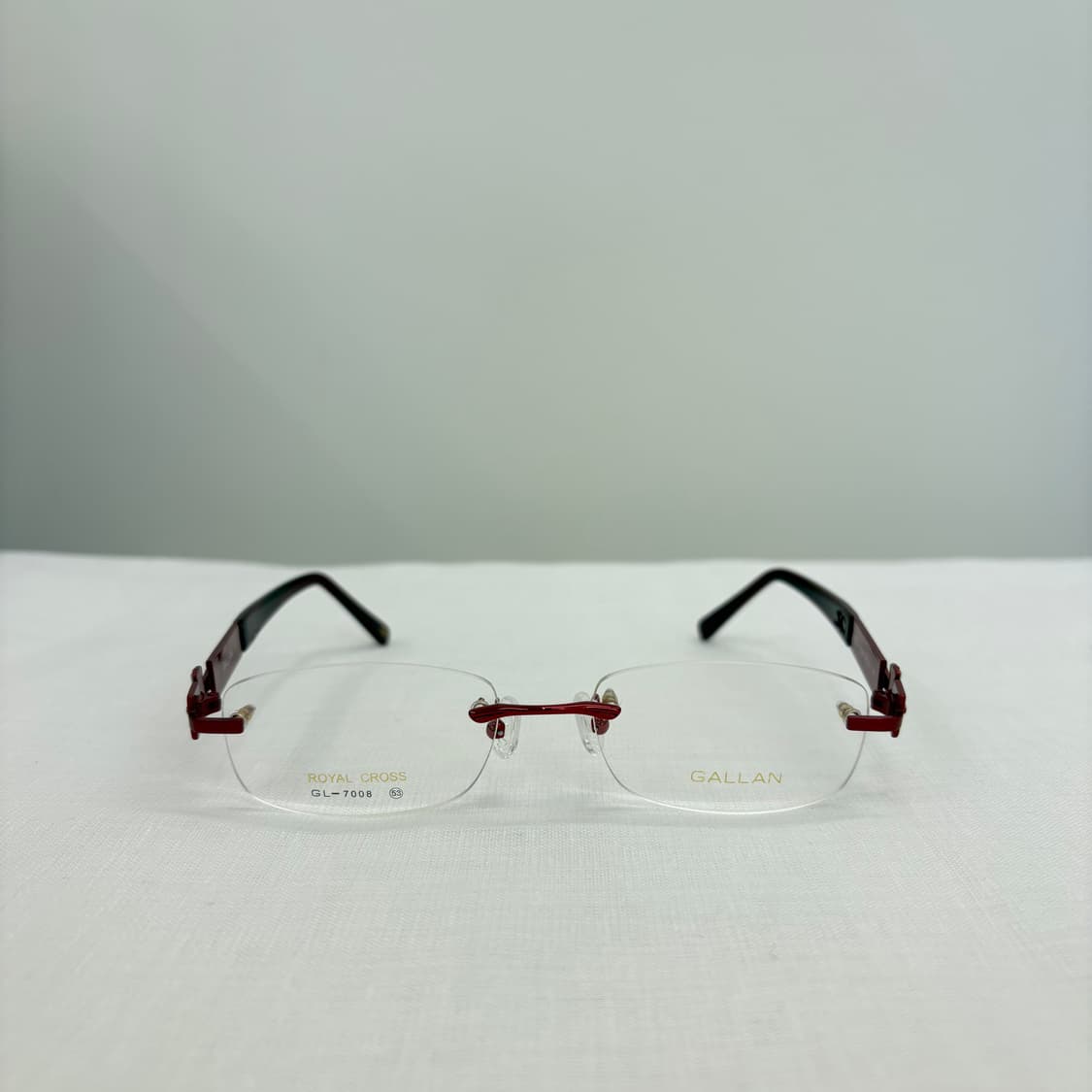 GALLAN 레드실버 빈티지 반무테 상품이미지3
