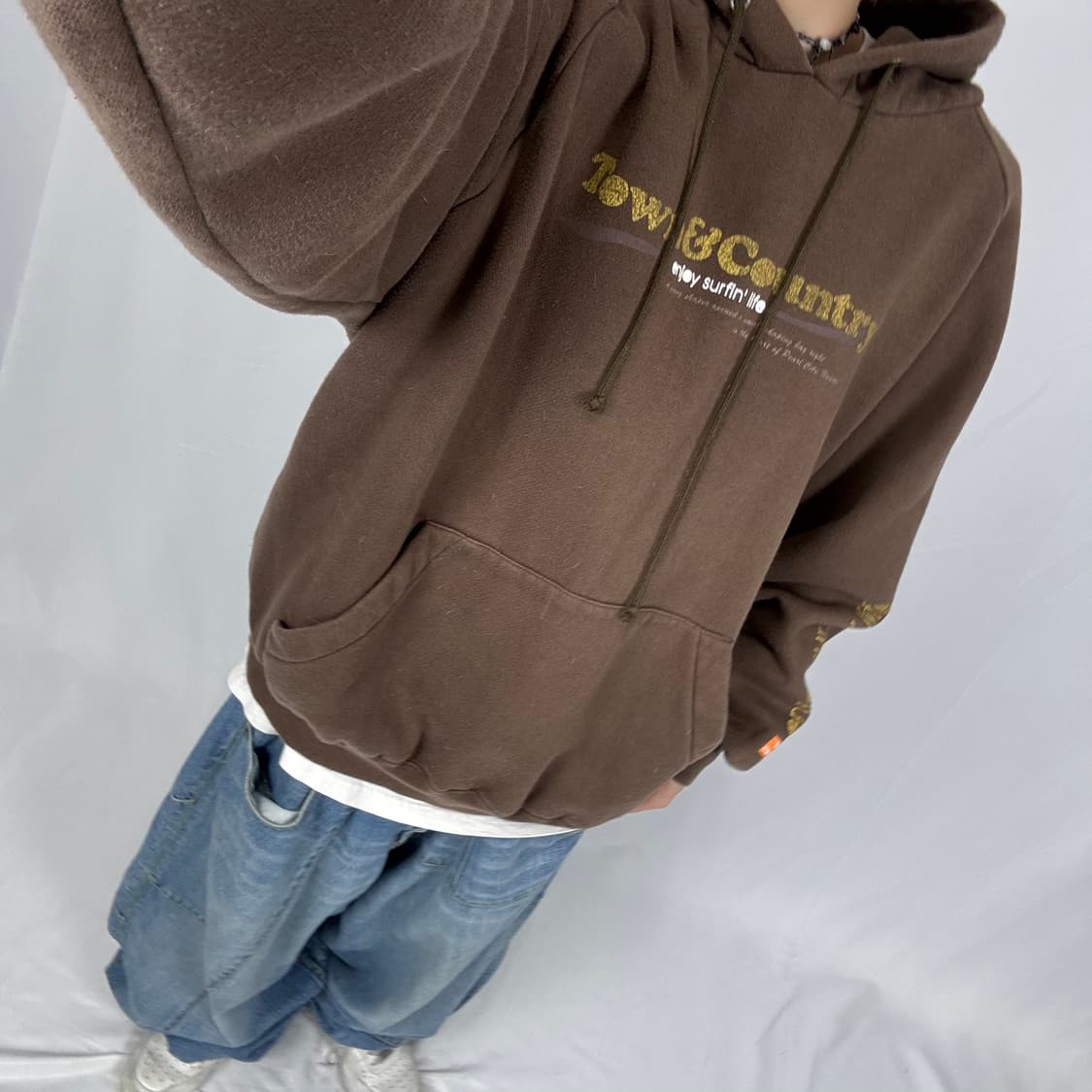 T&C surf 스펠아웃 후드티 상품이미지6