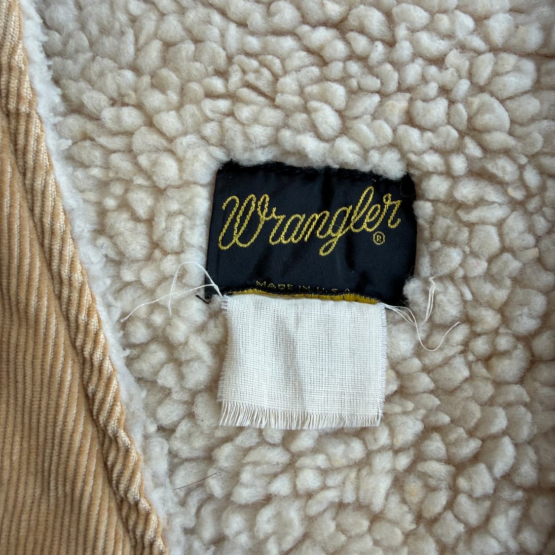 80s 랭글러 코듀로이 쉐르파 베스트 상품이미지6