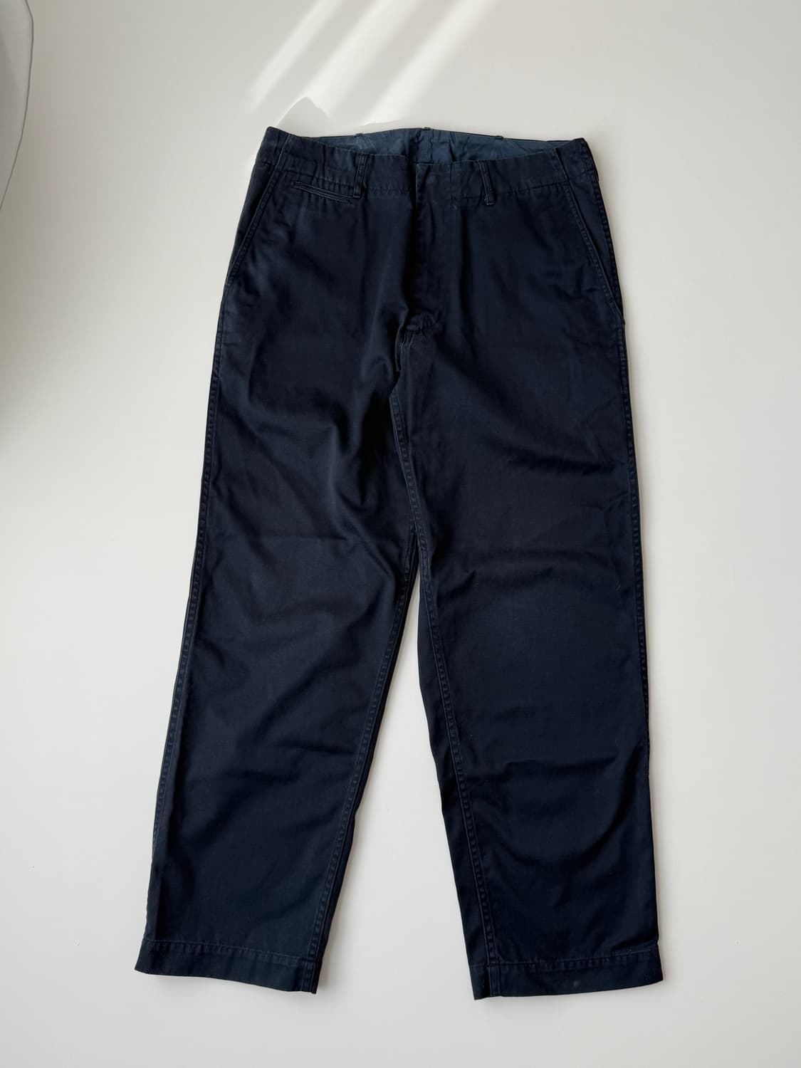 나나미카 와이드 치노 팬츠 네이비 상품이미지1