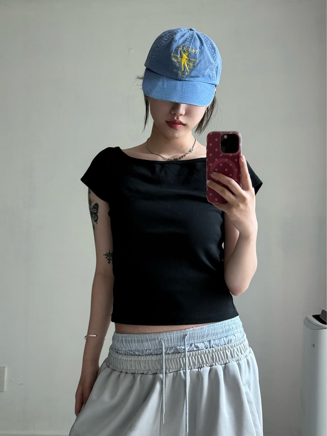 폴로 스카이블루 테니스 캡 상품이미지3