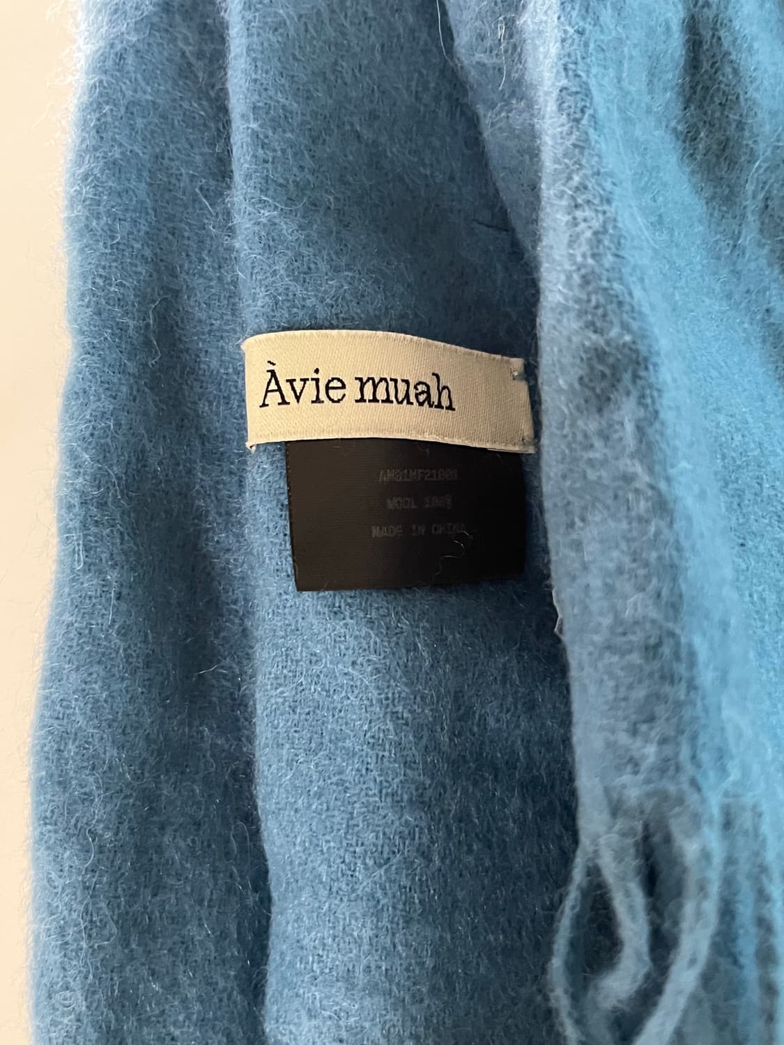 아비에무아 머플러 블루 상품이미지1