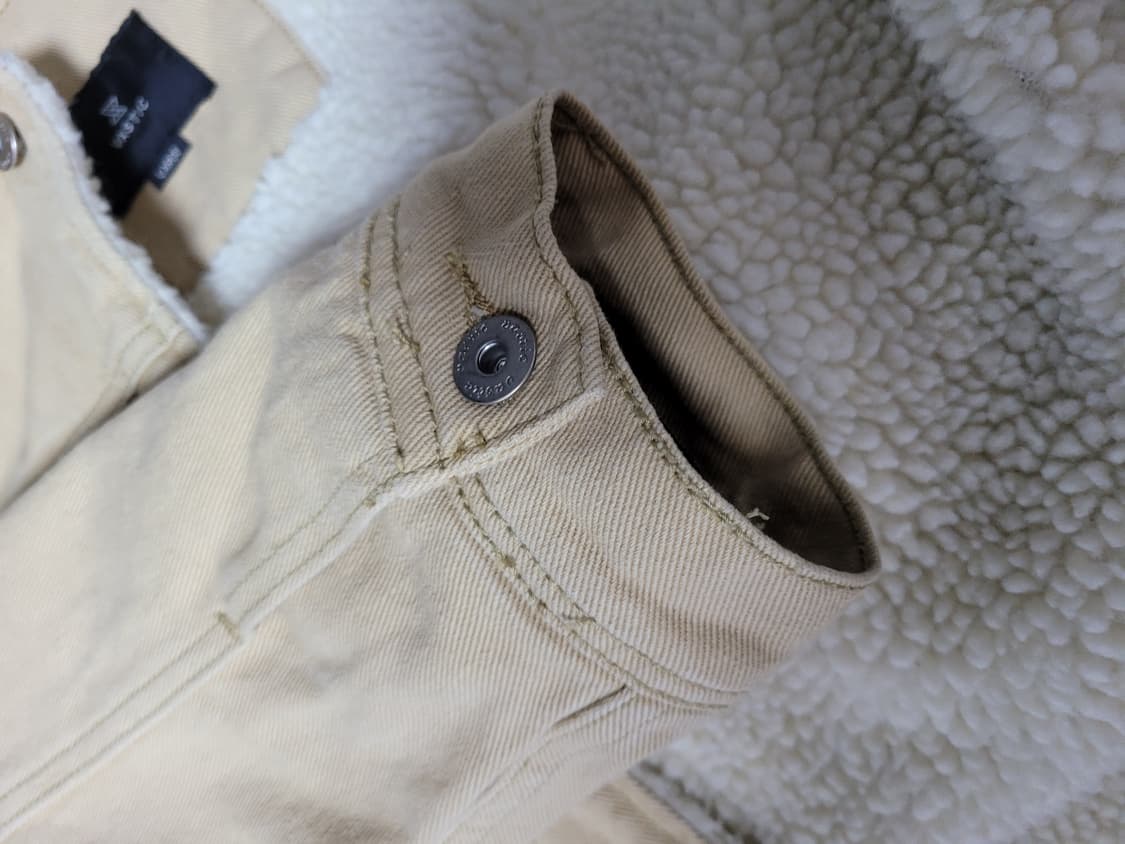 보아 퍼 트윌 코튼 셰르파 자켓_베이지 상품이미지5