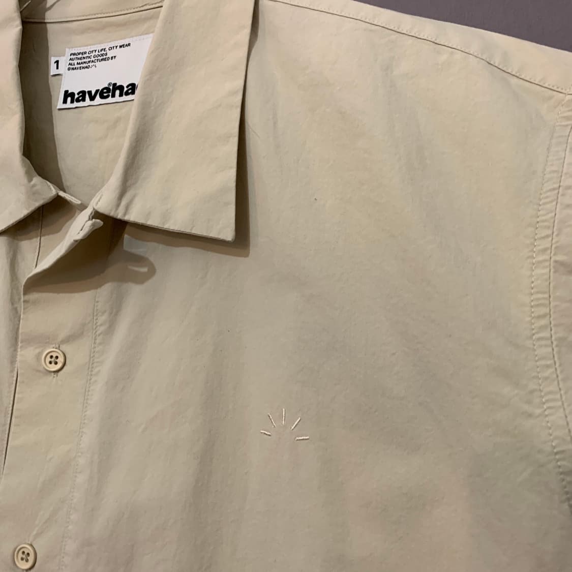 1 HAVEHAD 해브해드 시티 섬머 이지 워크 반팔 셔츠 남방 상품이미지3