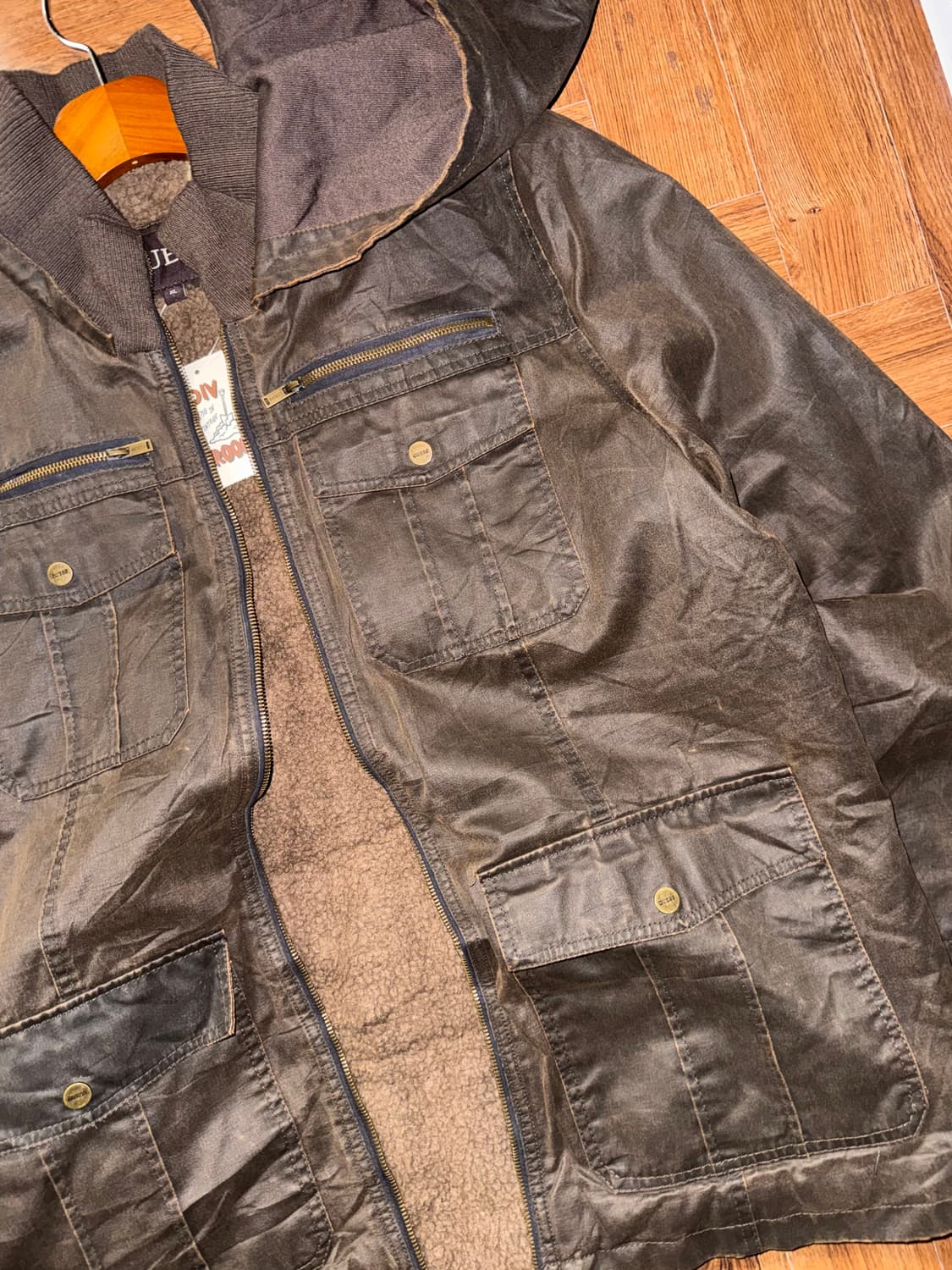 게스 헌팅 왁스자켓  상품이미지3