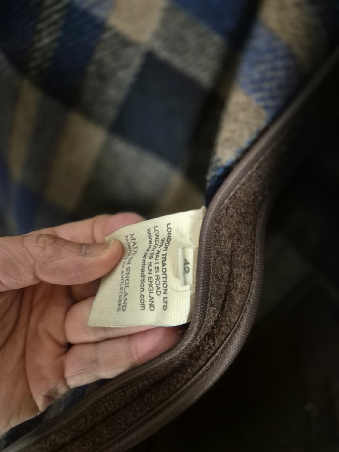 런던트레디션 더플코트 에리카 히코리 브라운 42 상품이미지4