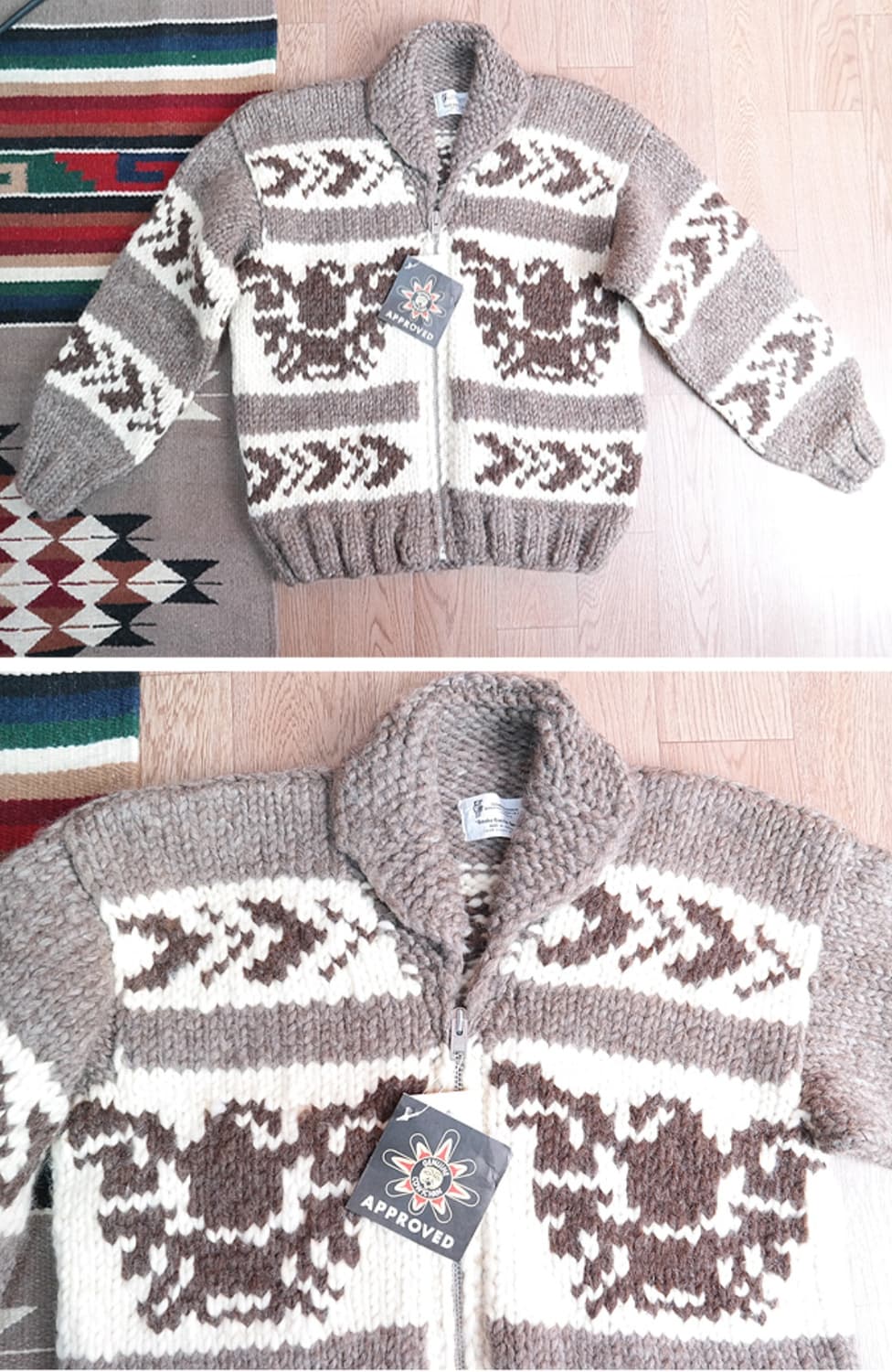 캐나다 핸드메이드 코위찬 스웨터 새제품 퀄 높은 클래식 상품이미지4