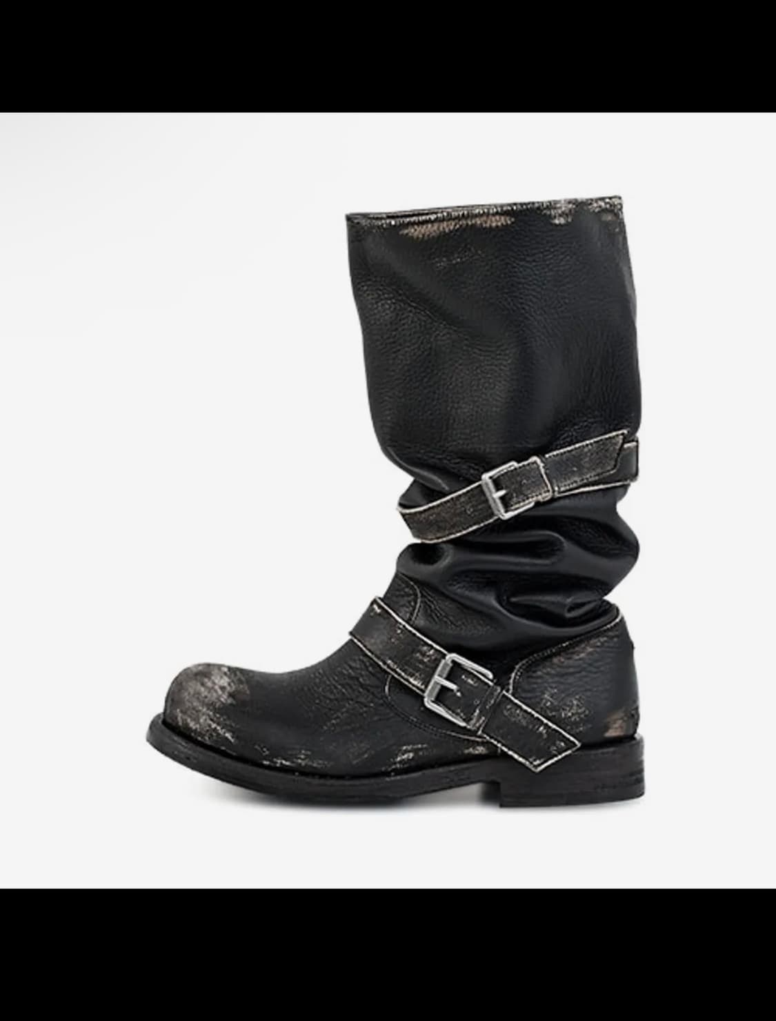 네거티브쓰리 SLong Boots_Rub off black 230 상품이미지4