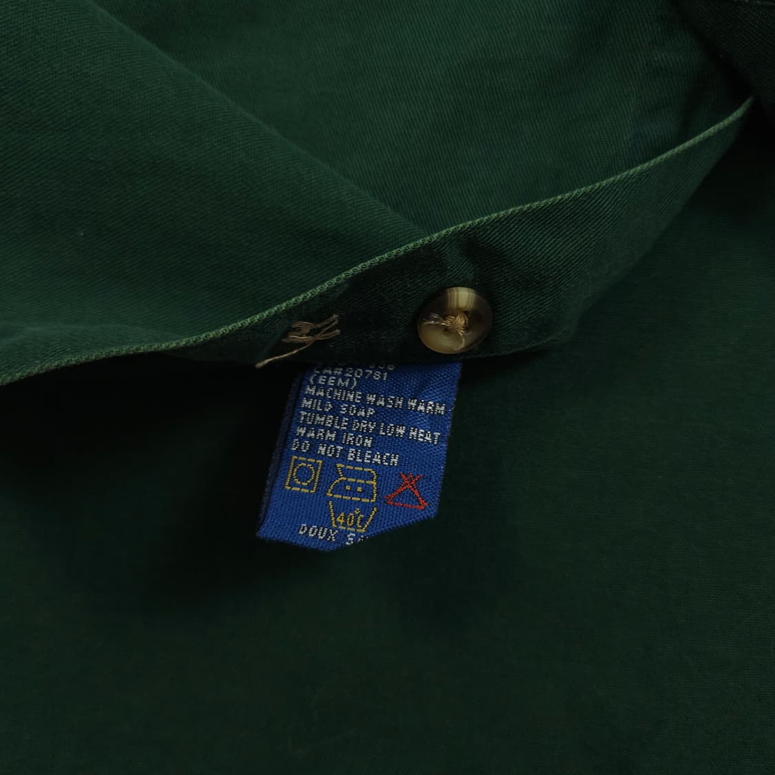 2XL(110) 타미 힐피거 헤비셔츠 포레스트 그린 상품이미지5