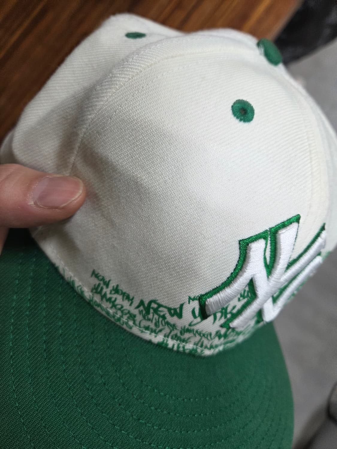 뉴에라 뉴욕양키즈 레터링 스냅백 모자 60.6cm 상품이미지9