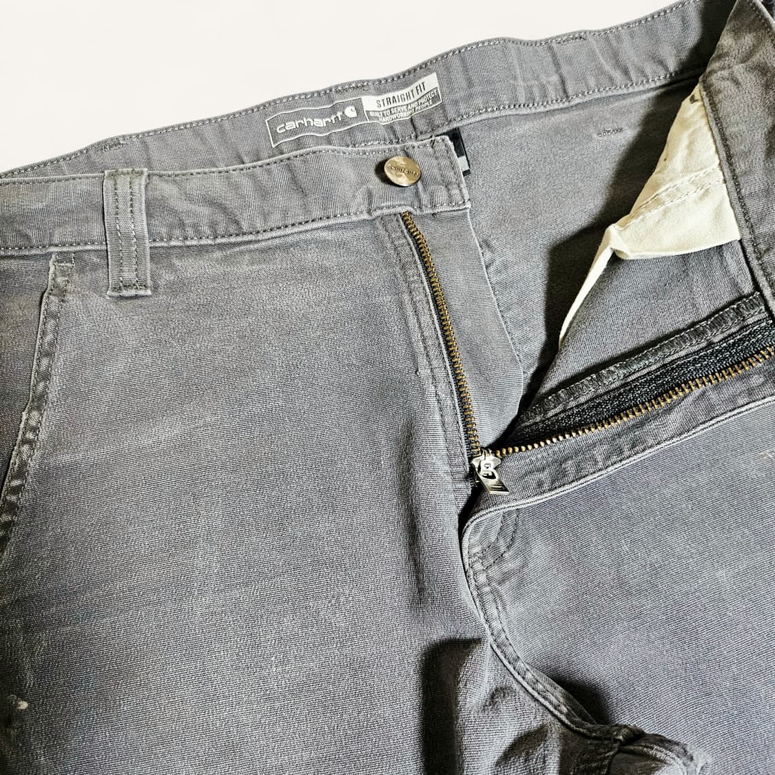 [34X30][칼하트]RF®스트레이트핏 캔버스 5포켓 테이퍼드 워크팬츠 상품이미지4