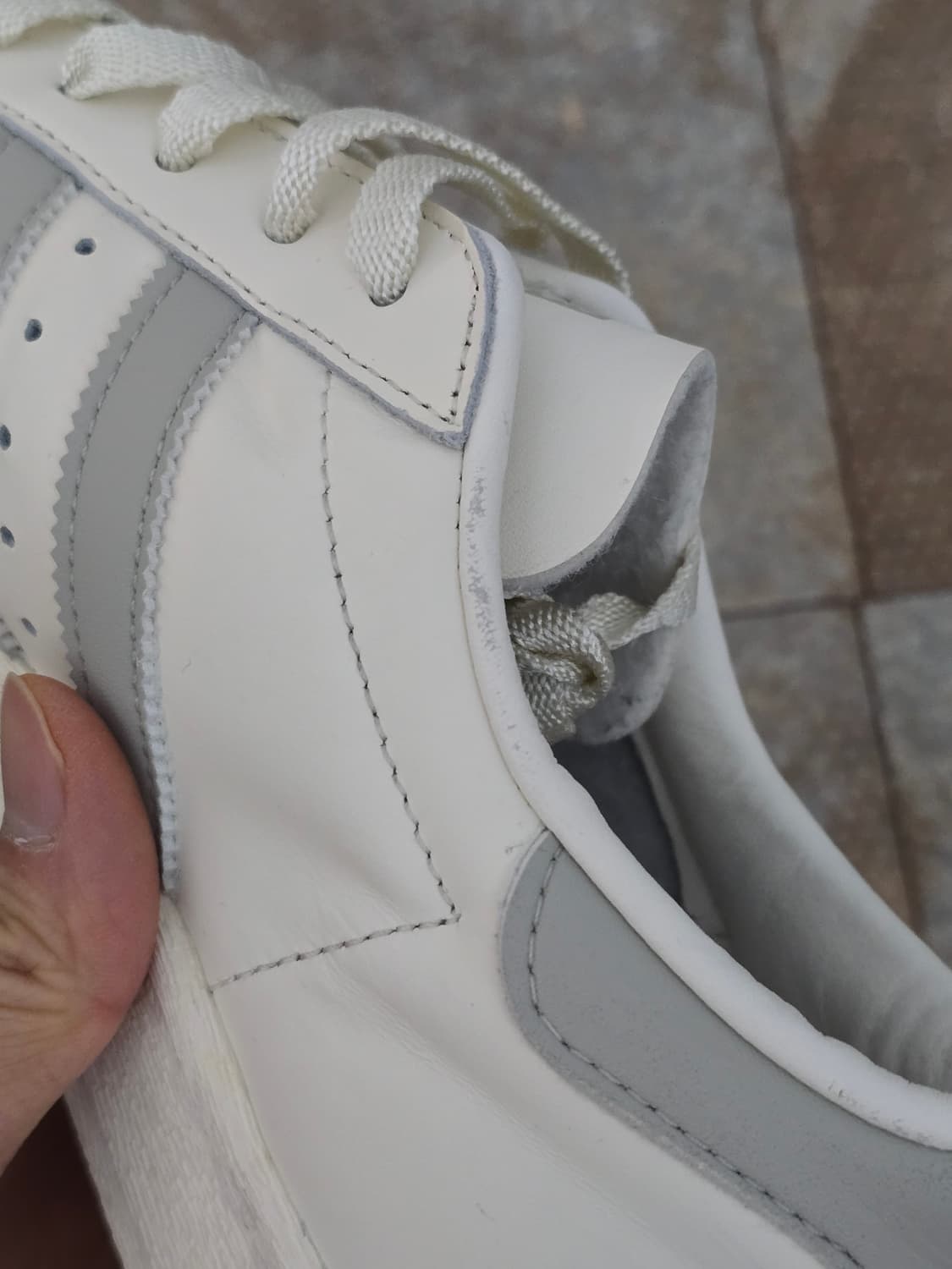 (270)아디다스 슈퍼스타 82 화이트 그레이 상품이미지9