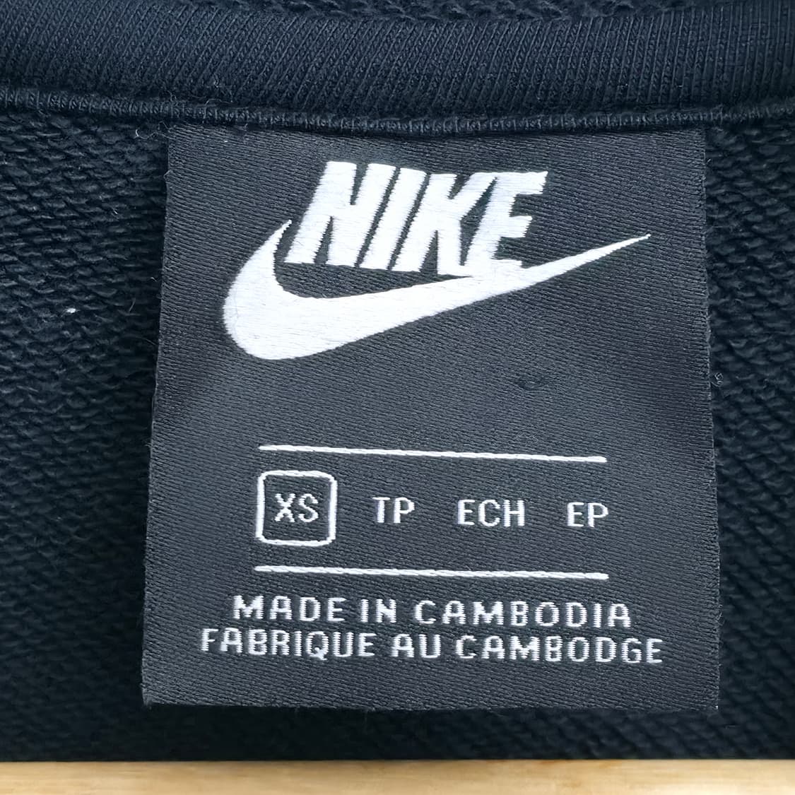 [XS] 나이키 블랙 후드 롱 원피스 상품이미지5