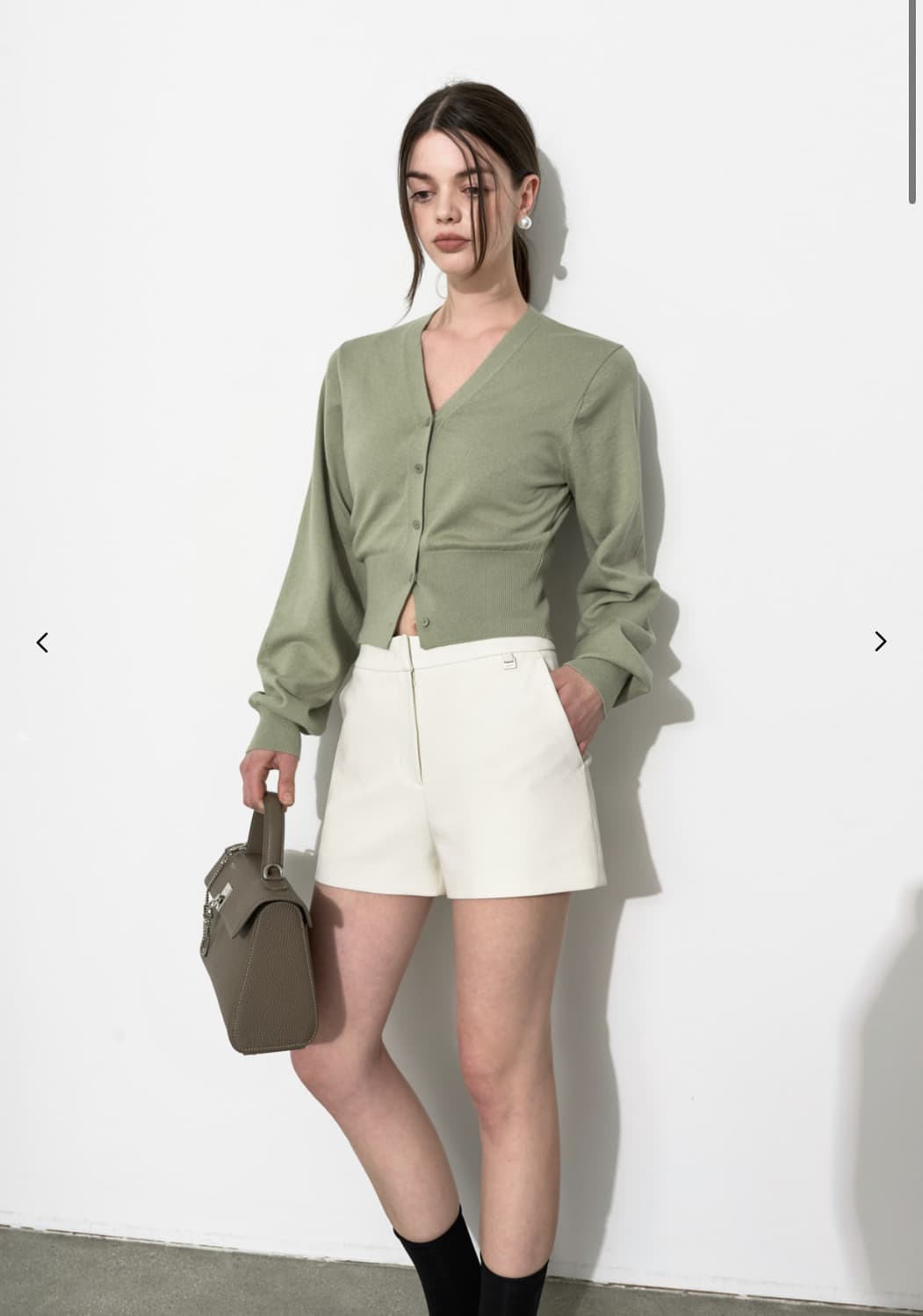 문트 캐시미어 브이넥 가디건 상품이미지3