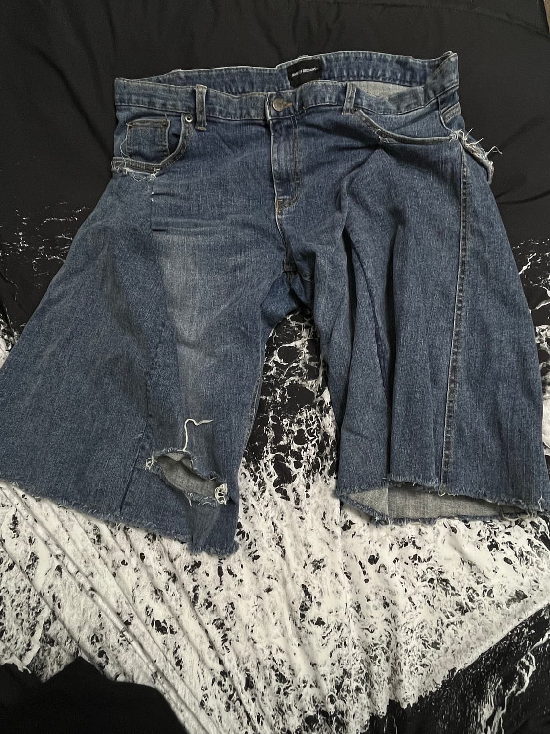Os) 데님 버뮤다 custom 1 상품이미지1