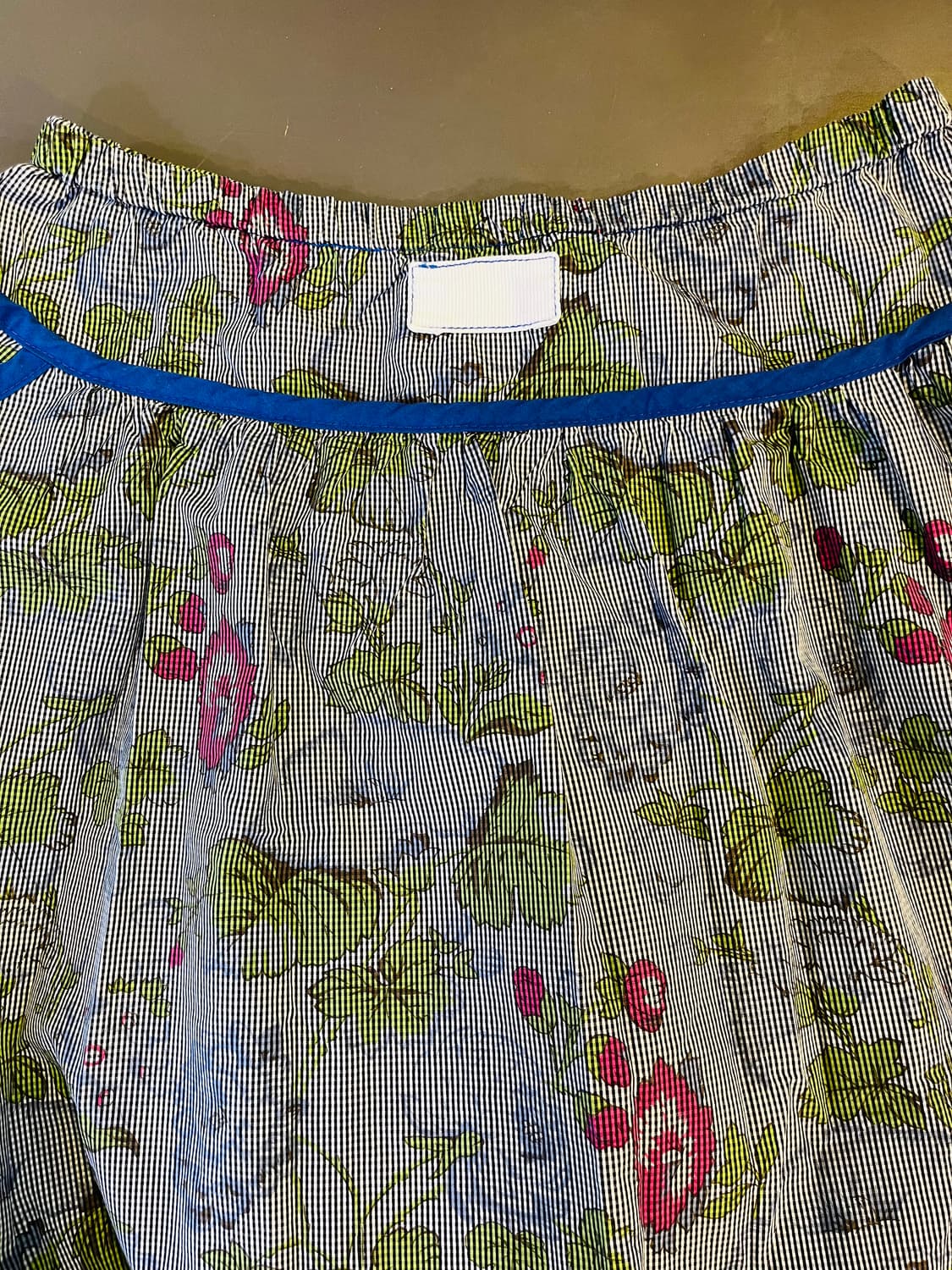 오일릴리 플라워 패턴 밴딩 스커트 상품이미지5