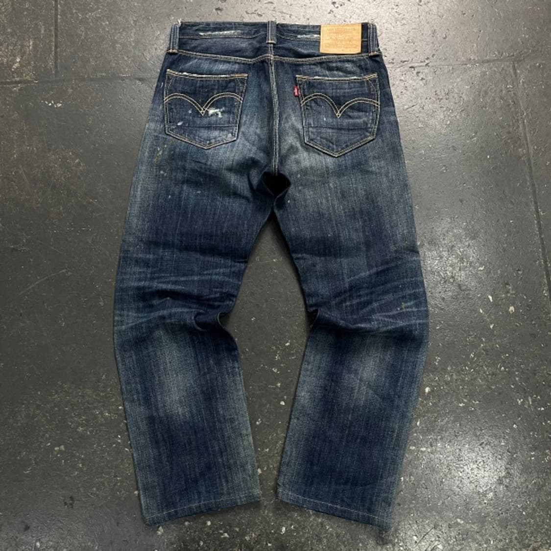 33 리바이스 505 데미지 데님팬츠 상품이미지6