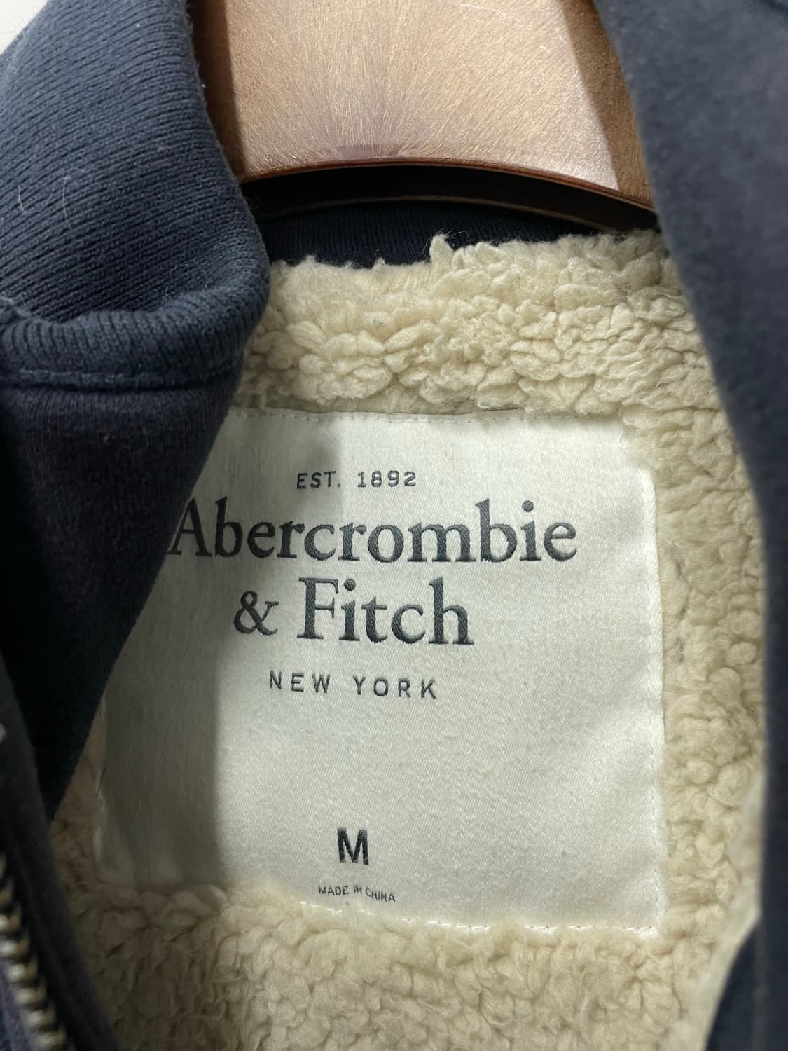 아베크롬비 버튼 네이비 가디건 스웻셔츠 H1662 상품이미지5